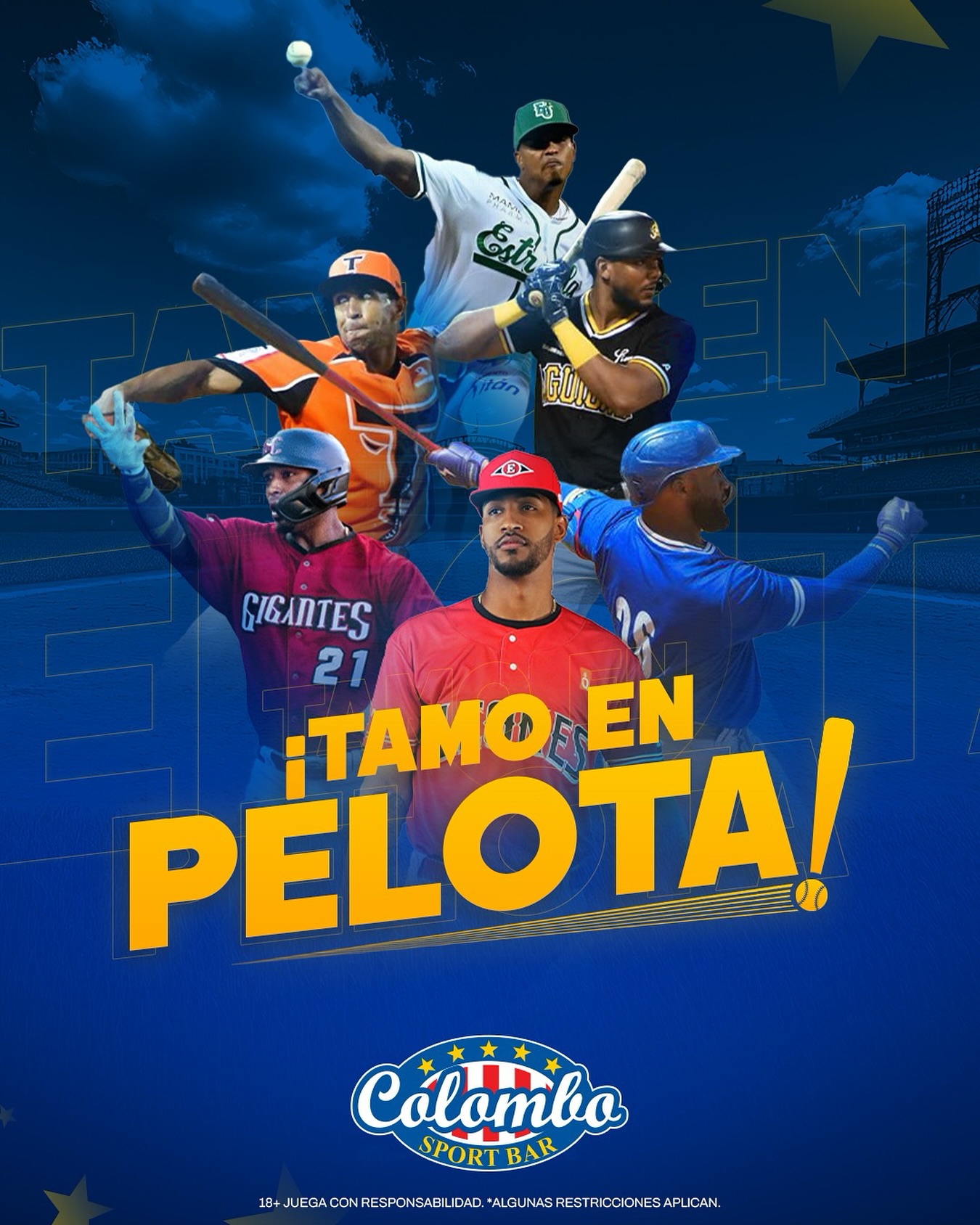 ¡Vive la emoción con cada jugada en Colombo!⚾️
La temporada más esperada ya arrancó. ¡Dale pa’ca y empieza a ganar!💥
#ColomboSportBar