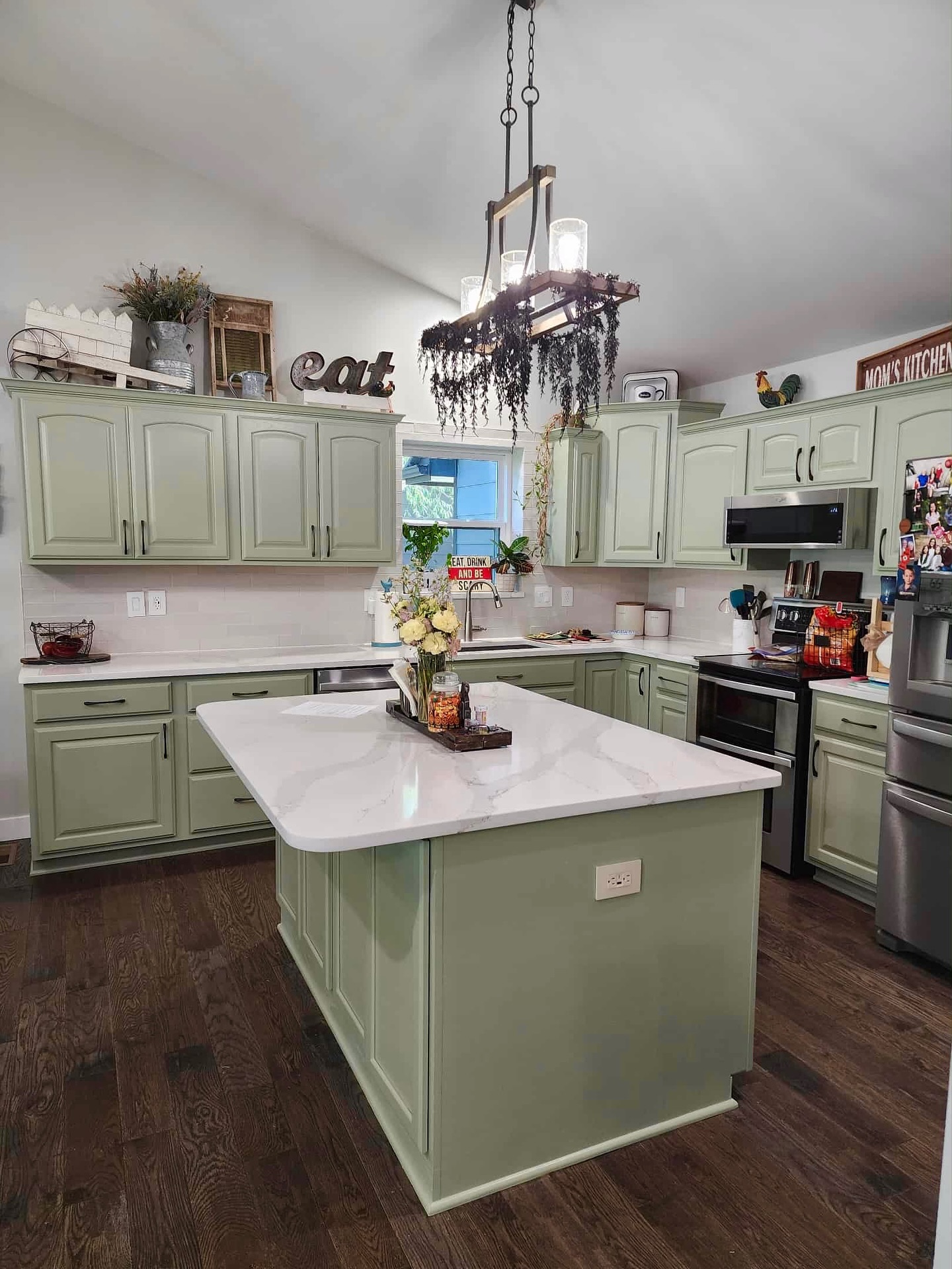 A fresh update with Sherwin Williams āClary Sageā