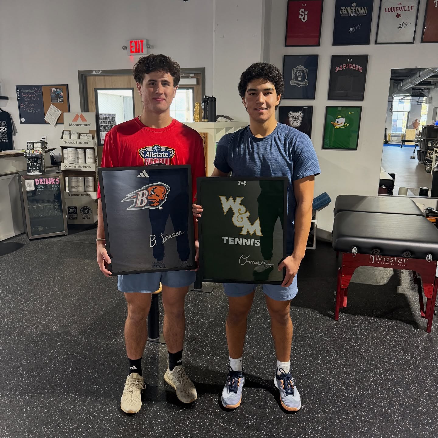 So proud of these two.
One committing to William & Mary @wmtribemtennis and the other to Bucknell @bucknellmenstennis but their commitments only tell a small part of the story.
I’ve worked with them since they were 12 years old, and for the past five years I’ve had the privilege of being their strength coach. I’ve watched them grow up, embrace the grind, and transform in the weight room year after year.
Seeing their development as athletes and young men has been one of the most rewarding parts of my career. The way they show up, push each other, and commit to the process is exactly why they’re earning these moments.
Proud of these guys this is just the beginning.
💪🎾🔥