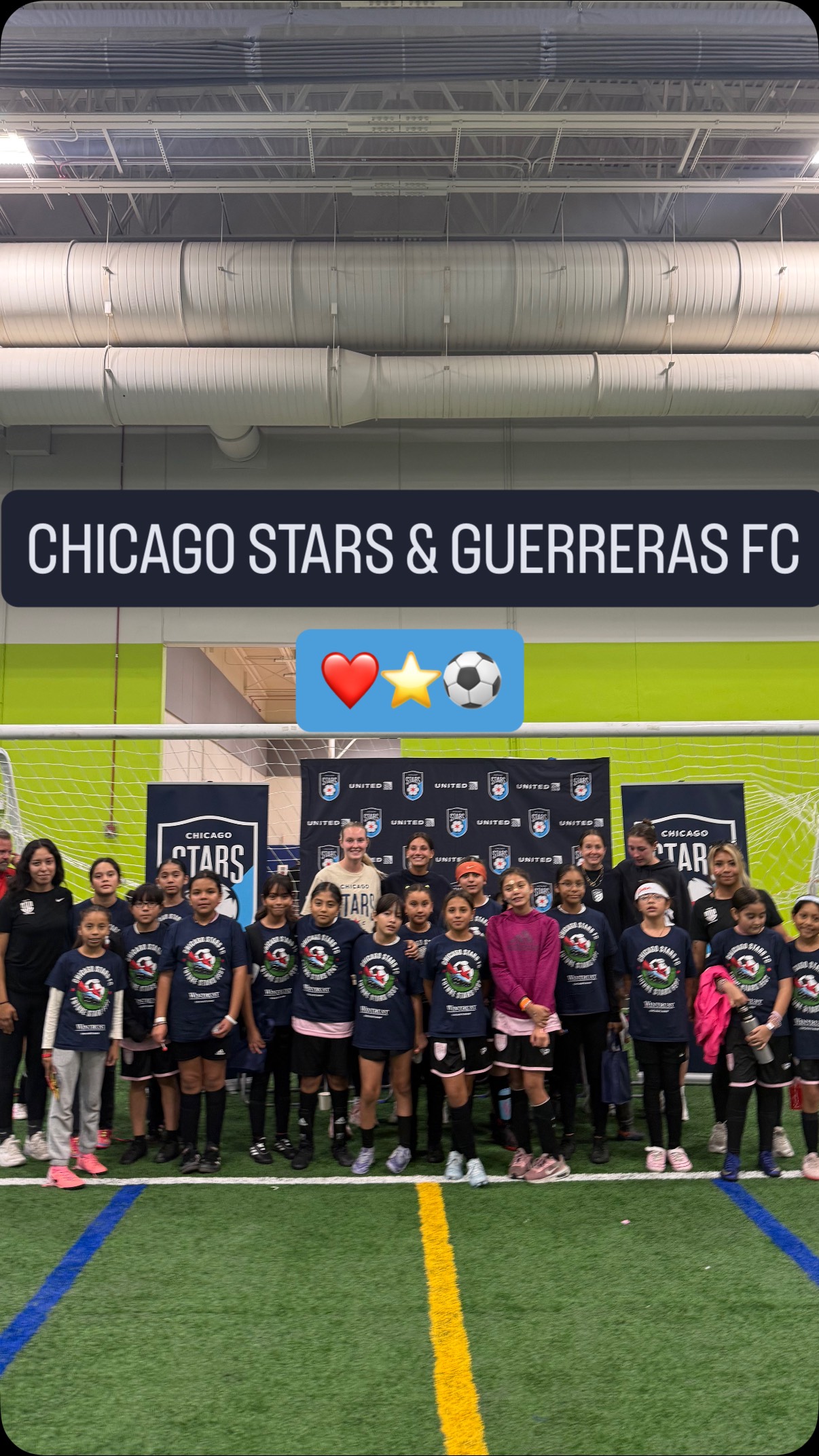 Thank you to the Chicago Stars for the special invitation for our Guerreras FC Competition Team to be part of this year’s Future Stars Fest. Our Guerreras had the opportunity to strengthen their soccer skills and scrimmage with Chicago Stars players.
At Urban Warriors we’re building future stars and future leaders in our community.