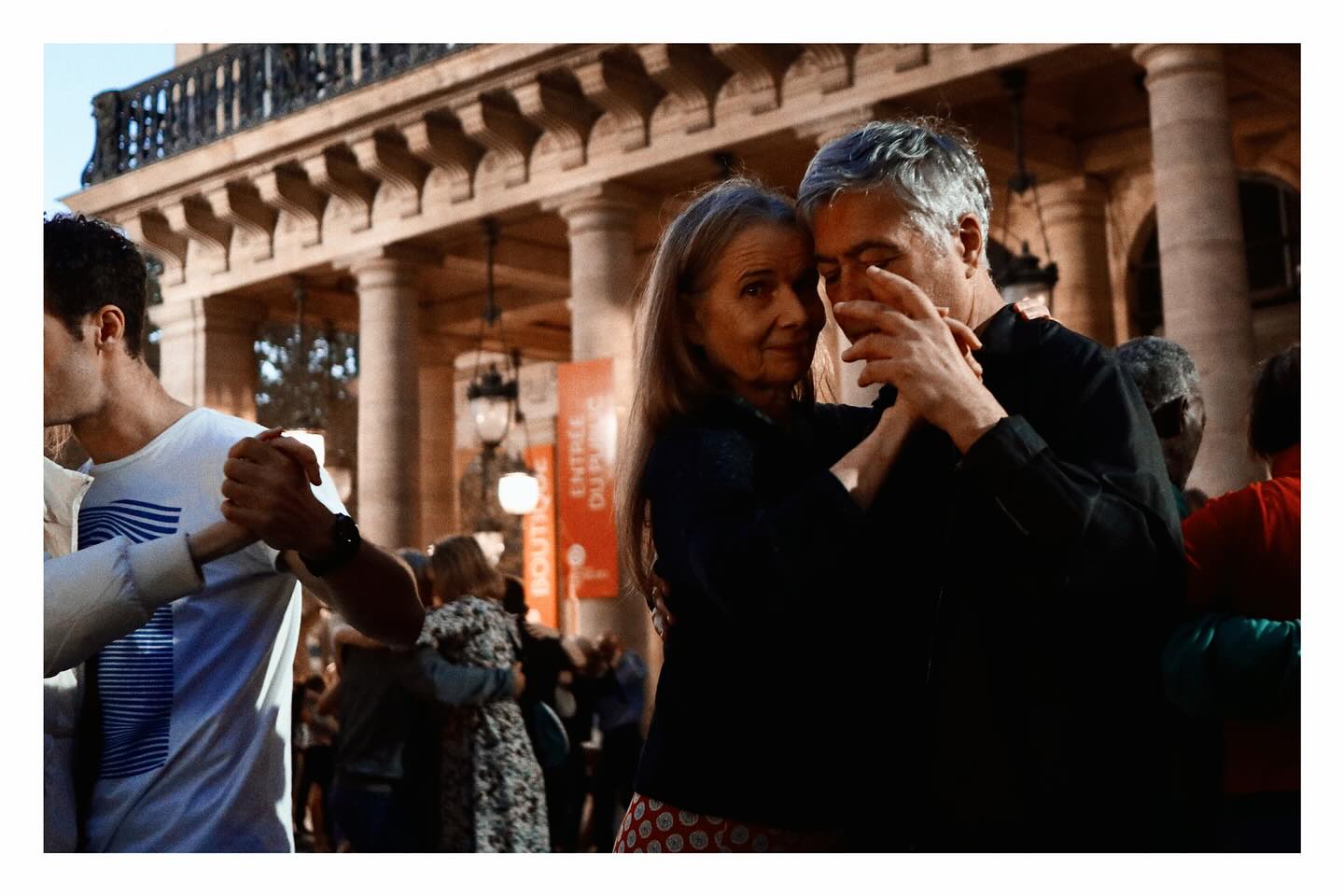 So Paris. Leaving dinner, there was a group dance. The tango. And all the couples looked so dedicated. Not to the dance technique, to each other. It was beautiful.