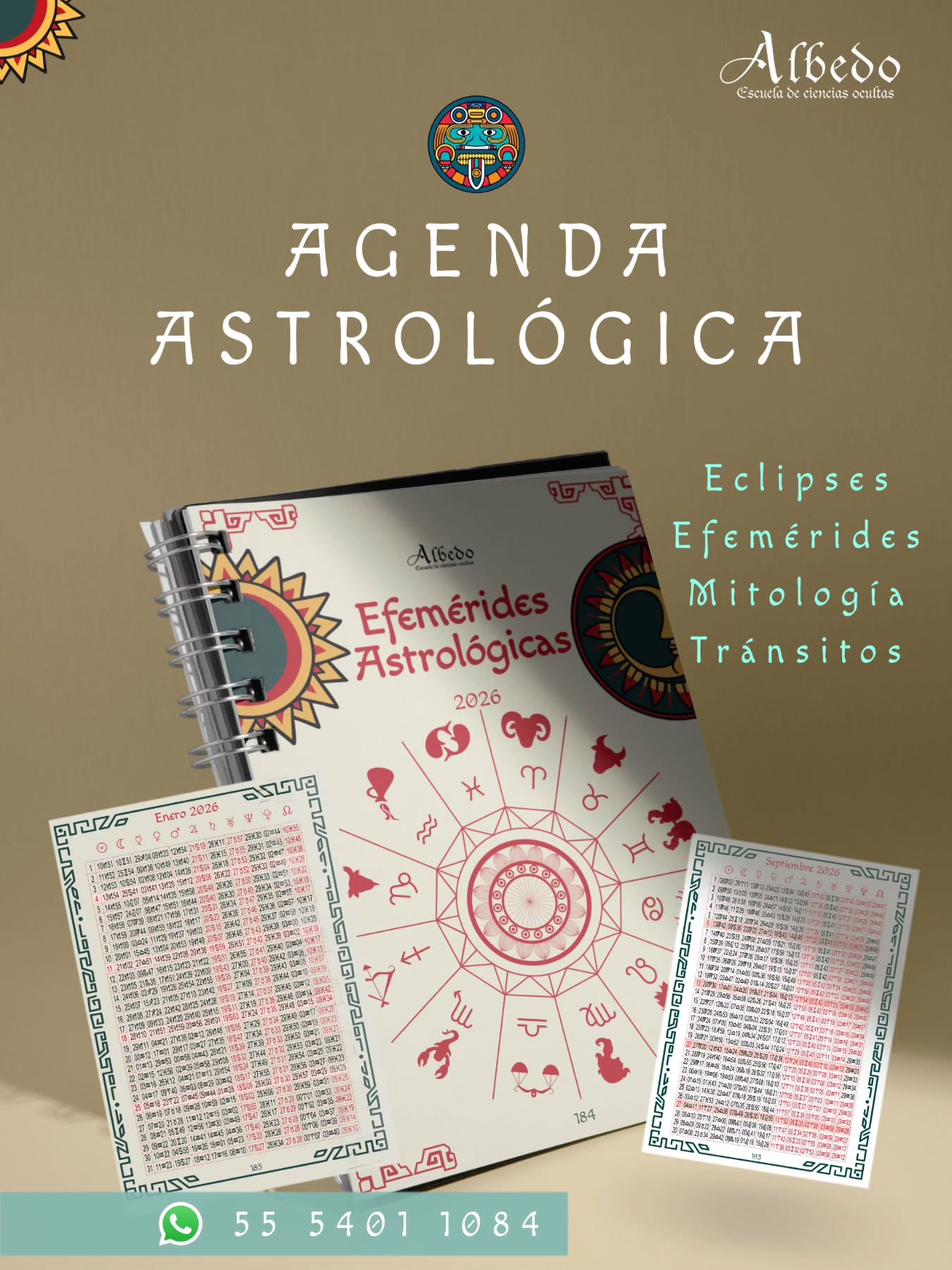 ✨ Agenda Astrológica 2026
No, no es una agenda más.
Es esa mezcla rara entre organización y ritual,
entre escribir lo que tienes que hacer
y lo que en realidad quieres manifestar. 🌙
Cada mes viene con su energía,
sus lunas, eclipses y tránsitos,
para que puedas entender por qué a veces todo fluye…
y otras veces simplemente no.
La idea es aprender a moverte con el cielo,
a leer tus ciclos, tus pausas y tus momentos de expansión.
La Agenda Astrológica 2026 te recuerda quién eres y en qué momento estás.
📘 Ya disponible – Edición especial Albedo 2026
💫 Info en DM
#AlbedoEscuela #AgendaAstrológica2026 #LunaYMagia #astrologos