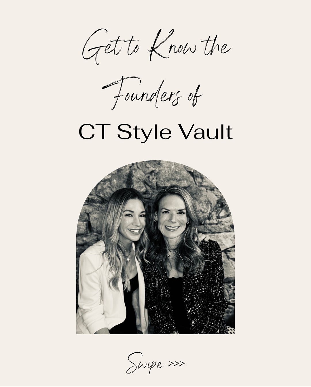 👋🏻 Oh, hello there! Meet Mel & Jess, the hearts & faces behind CT Style Vault- a thoughtfully curated women’s boutique specializing in mid to high-end consignment fashion, crafted with care and intention, right here in Darien.💕
Swipe ➡️ to learn more about us and the inspiration behind The Vault 💫
#CTStyleVault #Darien #shoplocal #sustainablefashion