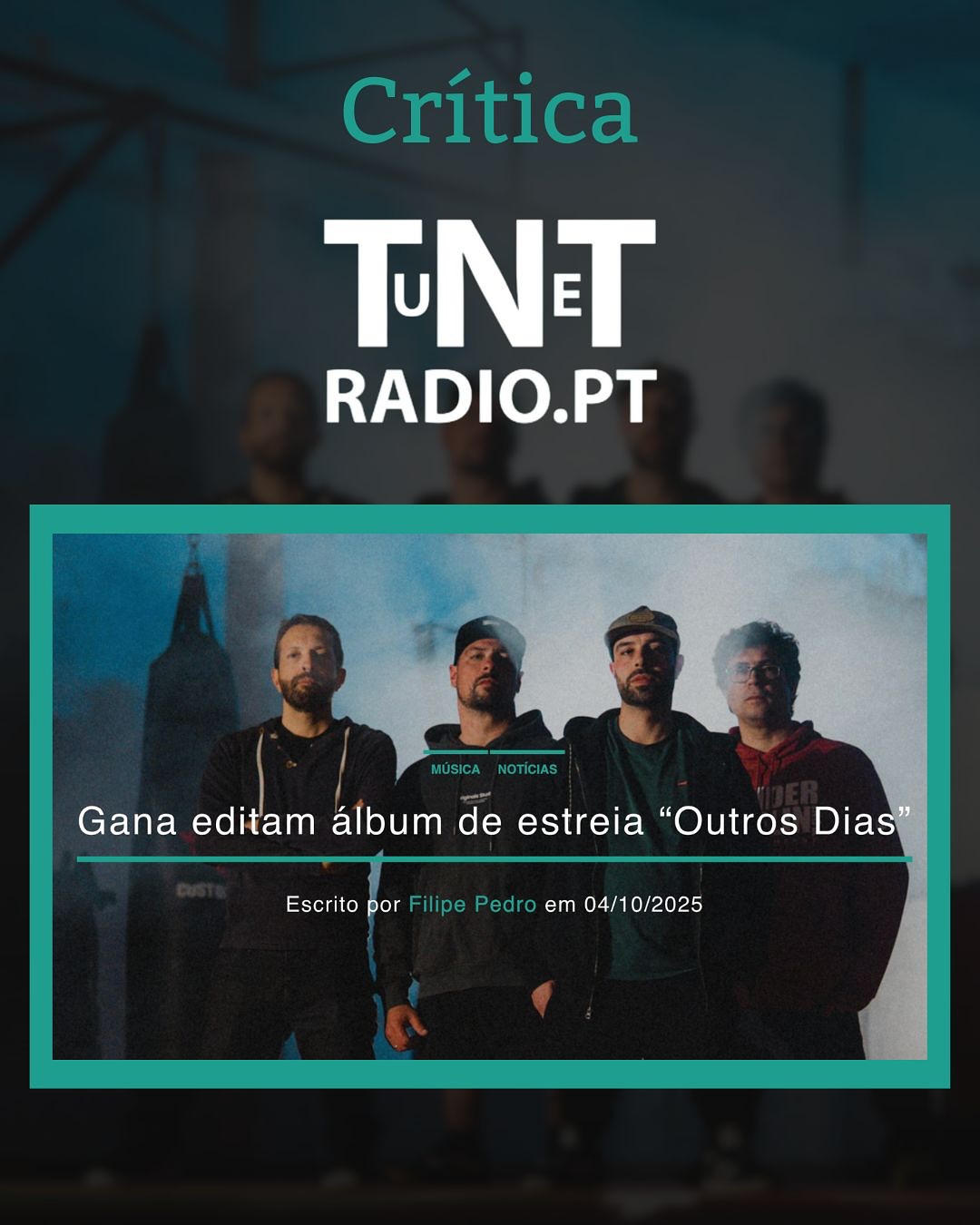 Artigo e crítica ao nosso álbum na @tunetradio.
Peça completa em www.tunetradio.com.
Disponível em todas as plataformas streaming, CD e Vinil.