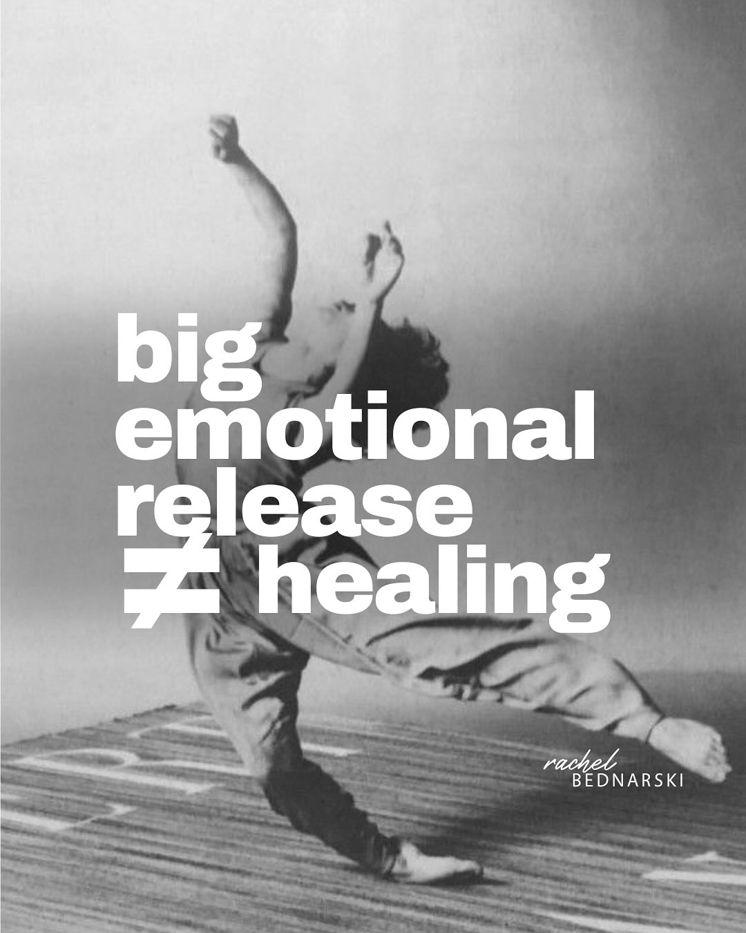 I haven’t always practiced and taught/guided this so consciously, because when I was first practicing breathwork and somatics for myself and when I was first training (and before being specifically trained in trauma) none of this was particularly emphasised through the framework of the modalities.
This doesn’t mean that all release is catharsis and that expression can’t be a part of healing (my gosh how I feel at odds with that word ‘healing’ these days — remembering? Integrating? Re-whole-ing?! Getting to know?). It’s the energy it’s done with, where it’s coming from (deep within you or pushing from outside for example), how present you remain with your body and with presence, how you create meaning from the experience, and how you feel in the expression.
It doesn’t mean intense experiences don’t happen, but they don’t have to happen for the necessary ’healing’ to occur.
Next up: what does ‘safety’ really mean and what is it to be ‘safe’ in a space or practice? Because I think we’ve lost our way with this one as well.
————
Image ref: Linda Greenfield
———-
#somatics #somaticexperiencing #somatichealing #somaticmovement #breathwork #breathworkhealing #breathworkfacilitator #embodimentpractice #innerwork #emotionalprocessing #emotionalrelease #selfhealing #healingjourney #selfhealers #selfdiscovery #nervoussystemregulation #nervoussystemhealing #nervoussystem