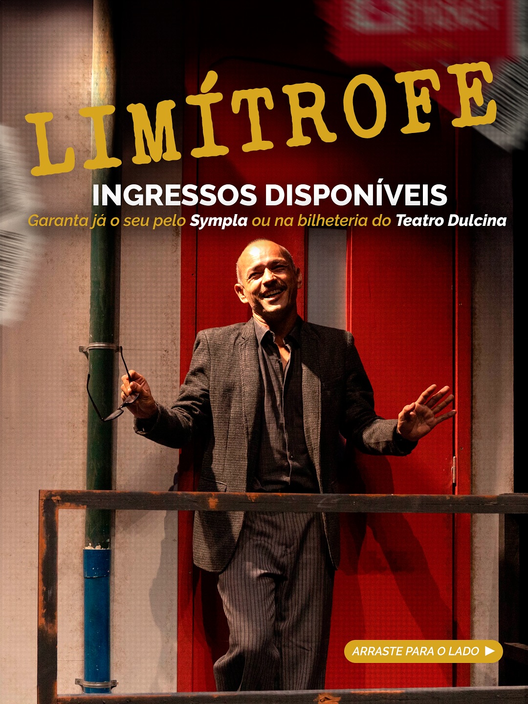 ✨ Sextou e você ainda não veio assistir Limítrofe? 👀
Um espetáculo que vem sendo super aclamado pela crítica e pelo público… e que tá chegando ao fim.
Corre para garantir seu ingresso no link da bio (Sympla) ou direto na bilheteria do teatro. É só chega um pouquinho antes e pronto. 🎟️✨
⏳ ÚLTIMAS SEMANAS de temporada no Teatro Dulcina! @amigos_do_dulcina
💛 LIMÍTROFE
🗓️ Até 26 de outubro
⏰ Qui a sáb | 19h — Dom | 18h
📍 Teatro Dulcina – RJ (ao lado do Metrô Cinelândia)
🎟️ Ingressos no Sympla (link na bio)
💜 Clientes Vivo têm 50% de desconto pelo Vivo Valoriza.