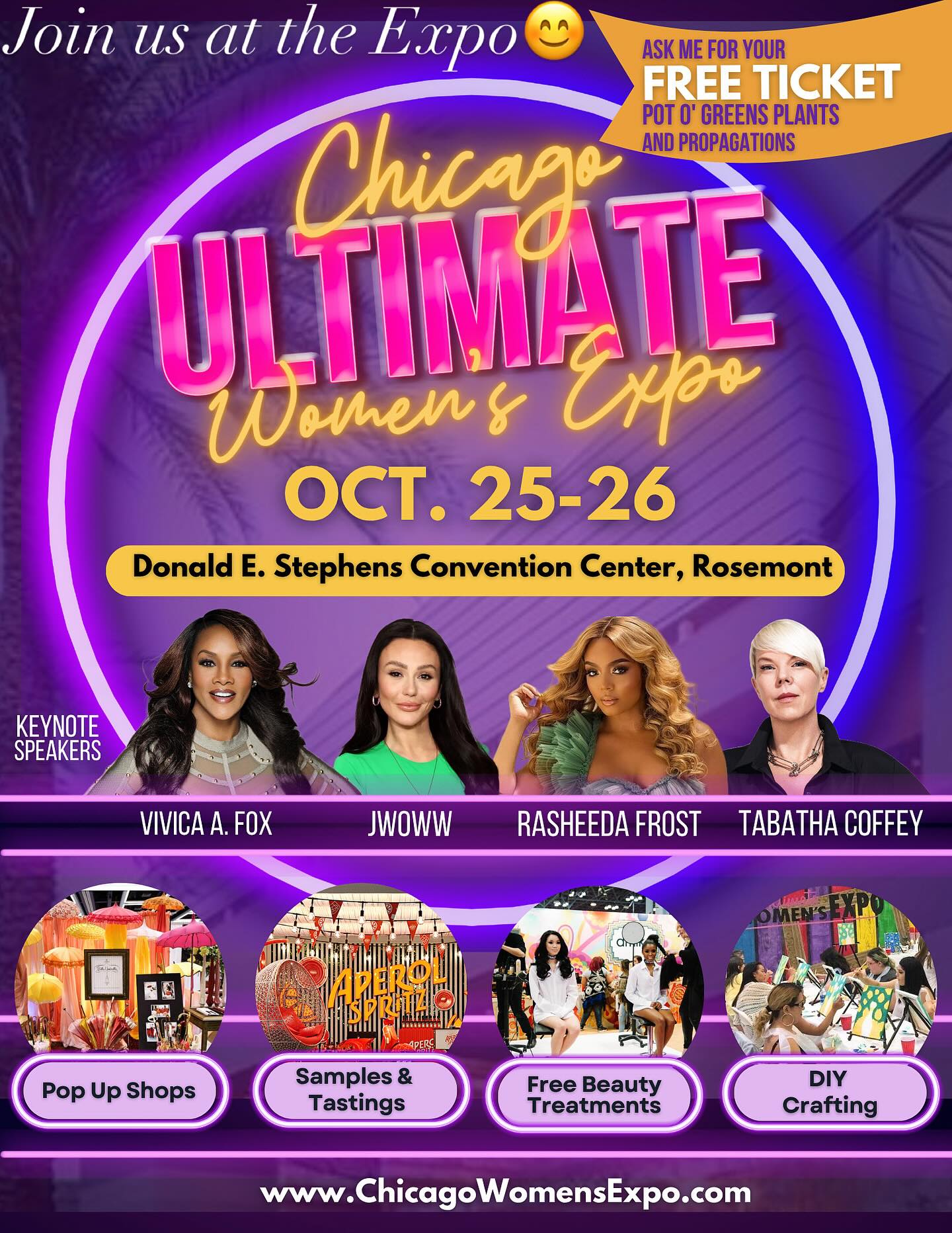 Get ready for an unforgettable weekend with Pot O’ Greens! Visit our booth, learn from amazing speakers, and shop to your heart's content!