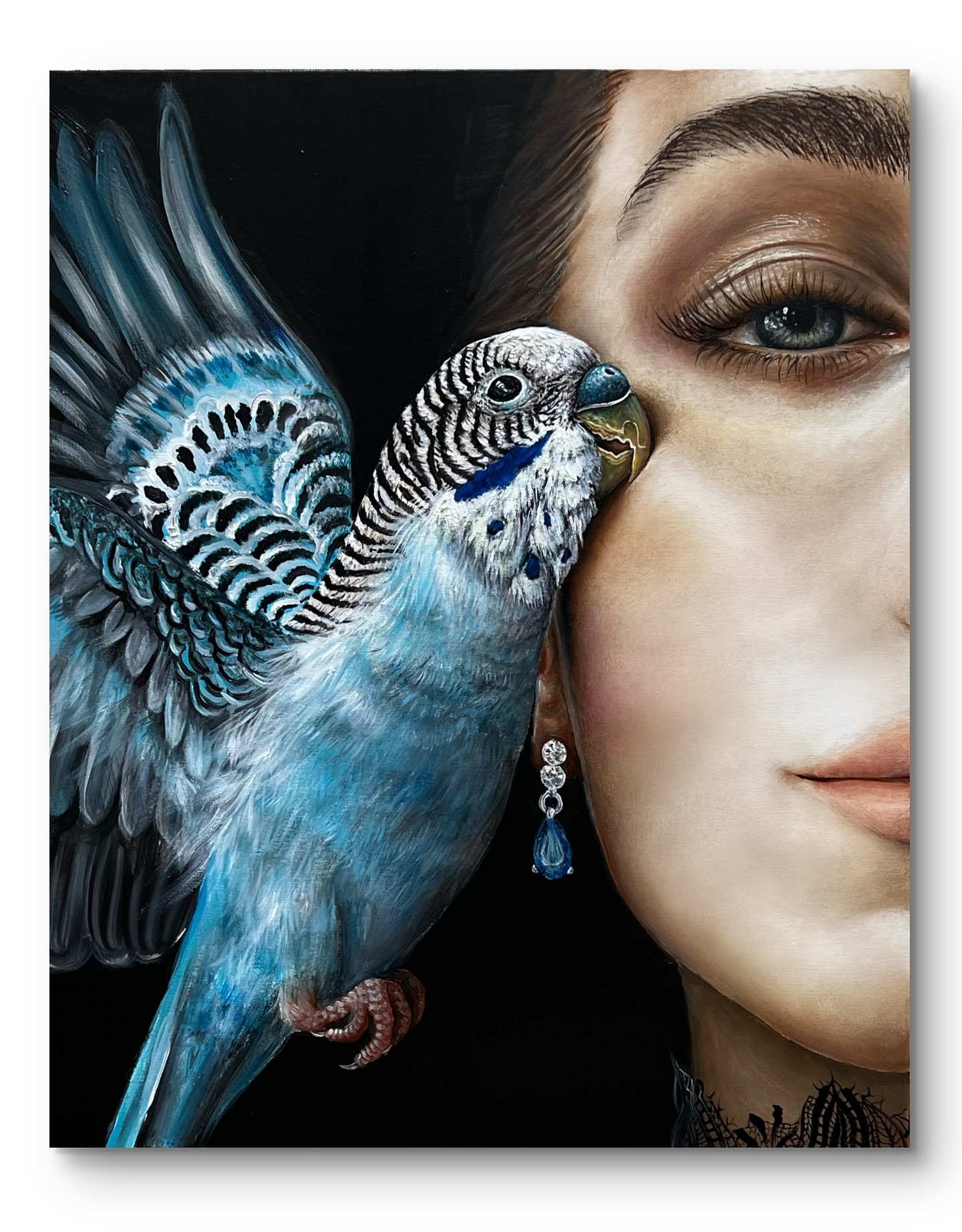 Nicole
81x65cm
Oil & acrylique painting
#art #artforsale #frenchartist #peinture #portrait #womenart #womenartists #birds #oilpaint #acryliquepainting #canvas #canvasart