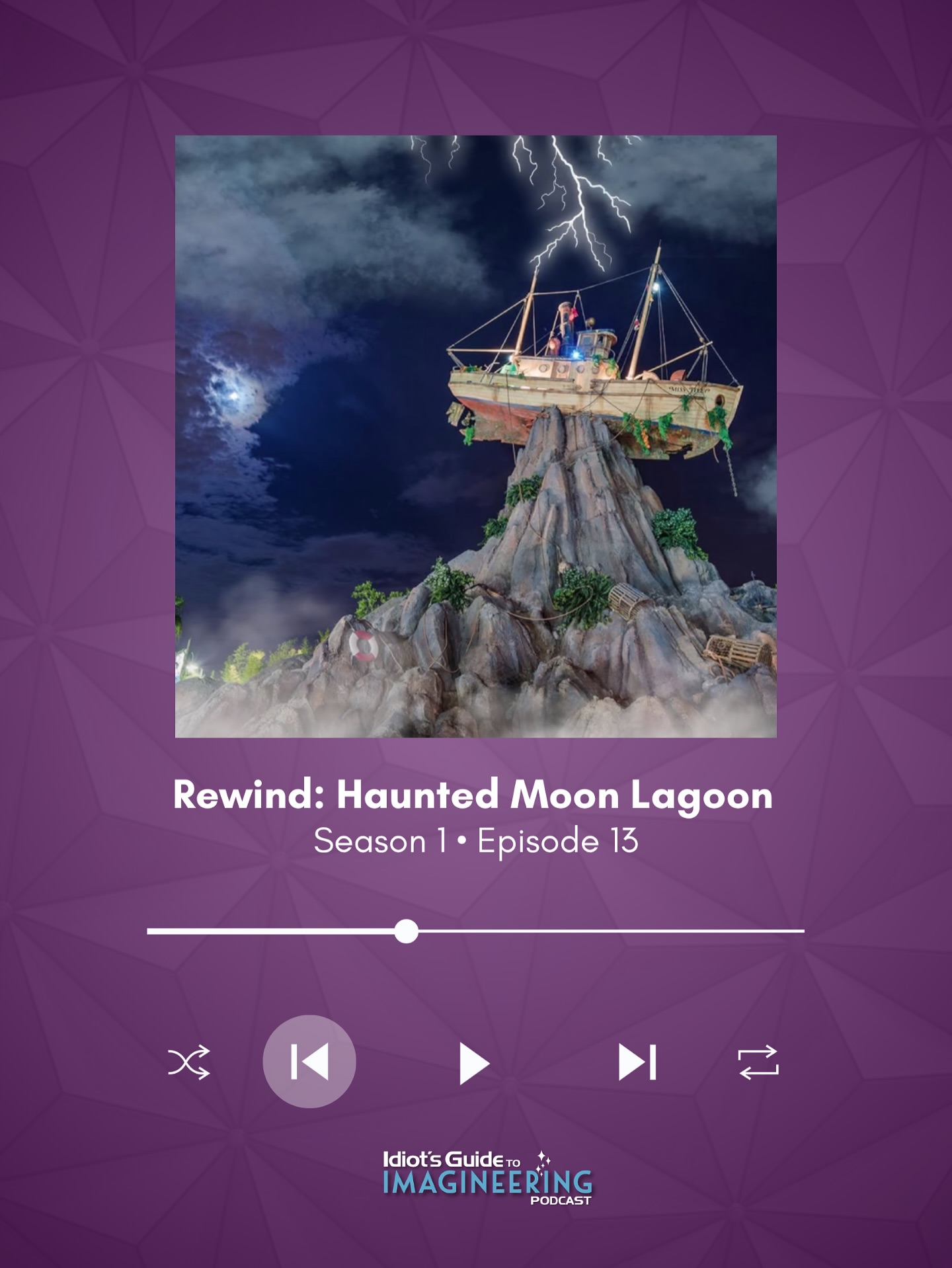 She’s back...and she’s keeping it spooky. 🖤
This week, Amanda rewinds all the way back to one of Stephen’s most haunting ideas: Haunted Moon Lagoon, an after-hours event that turns Typhoon Lagoon into a ghostly tropical bash for adults only.
It’s the perfect mix of Oogie Boogie Bash energy and Halloween Horror Nights chills...Disney-style.
🎧 Now streaming: Haunted Moon Lagoon (Season 1, Episode 13)