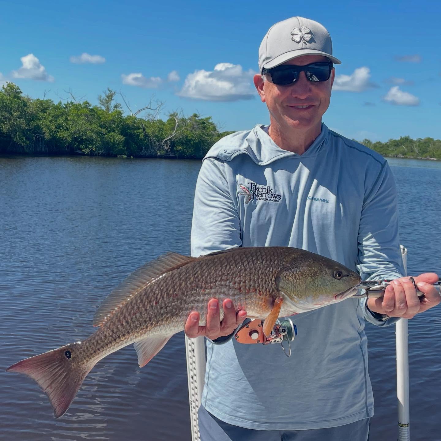 one of part of the three boat limit caught aboard by team Rick 💪🏻 my clients are enjoying a solid #redfish bite, don’t miss your chance to enjoy it with us 📲 305-778-5342 call me! #a2fishingcharters #irtreels #cajuncustomrods #donnmarpliers #fourhorsementackle #tfoflyrods #palmythgloves #reelfishyapparel #fortressmarineanchorsusa #captainspreferredproducts