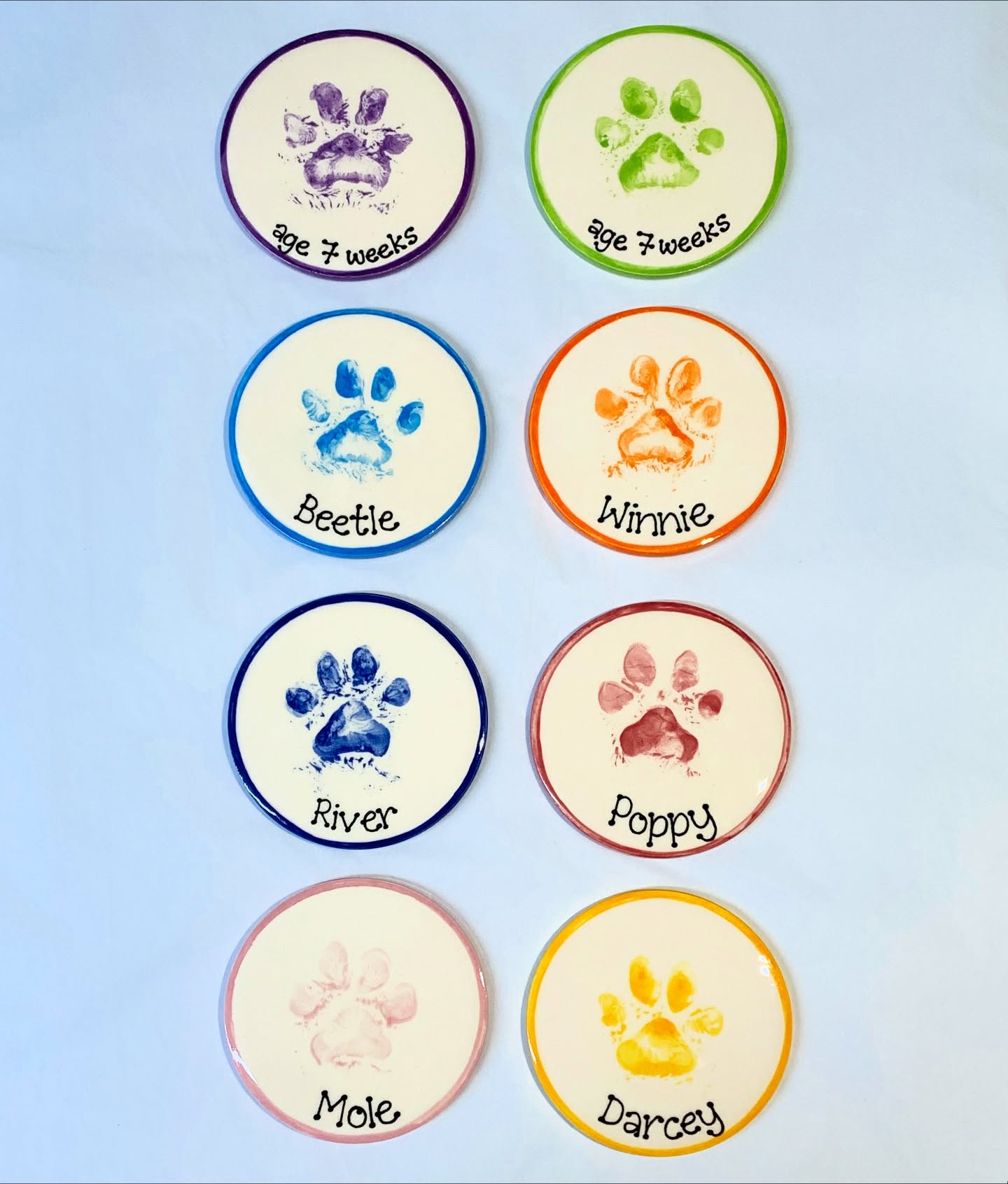 Did you know we cater for the whole family here at The Pottery Place, including pets!🐱Give us a call to arrange paw print for your furry friends 🐾🐶