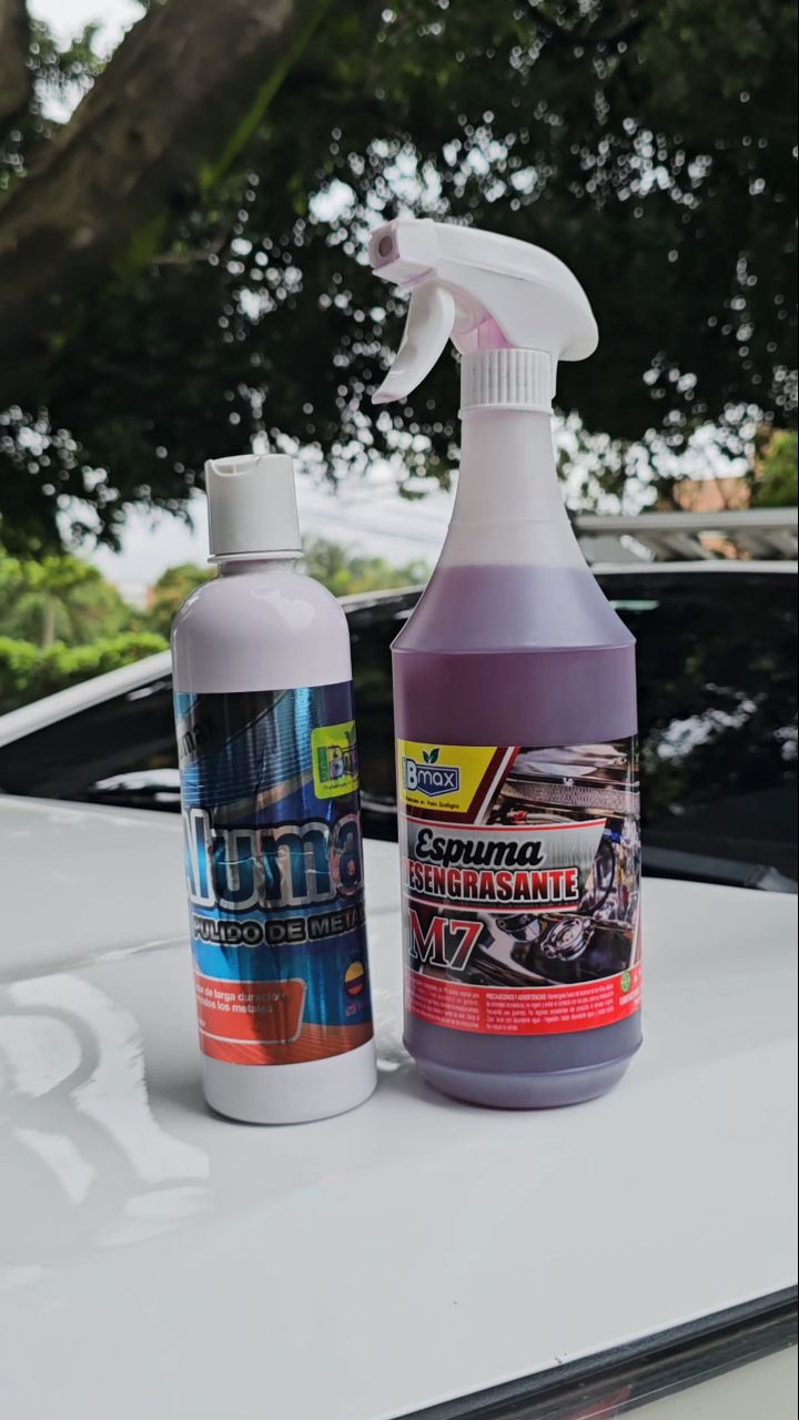 ✨ Con nuestro M7 Espumante 💦 eliminas grasa y manchas de cualquier superficie al instante 🧽🔥.
Y con Alumax Crema devuelves el brillo y quitas rayones de metales y farolas 🚘✨ (¡queda como nuevo!).
👉 Ven a visitarnos en Cra 65 con calle 20, Guayabal – Medellín, en B-Max te esperamos con los mejores productos de limpieza ecológica 🌱💛.
#Bmax #M7Espumante #AlumaxCrema #CarDetailing #LimpiezaEcológica #CarCare #AutoDetail #DetailingLife #CleanTok #CarLovers #ViralReels
