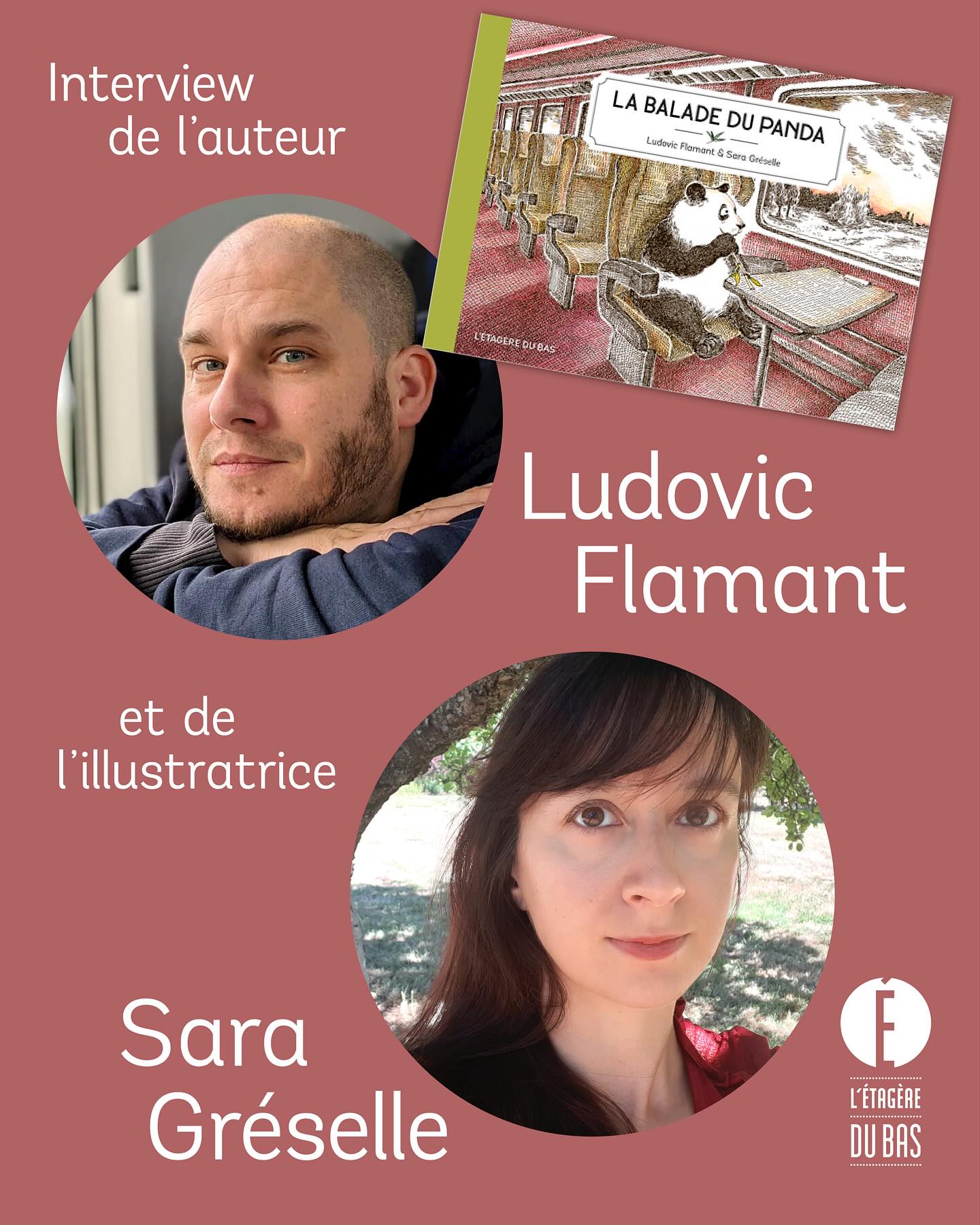 Afin d’en savoir plus sur les coulisses de l’album « La Balade du panda », voici une interview croisée de Ludovic Flamant et @sara_greselle. Publié au mois de juin, le livre est toujours disponible/commandable en librairie (France + Belgique) et sur notre site Internet. Bonne lecture ! #letageredubas #albumjeunesse #labaladedupanda #ludovicflamant #saragreselle #interview #litteraturejeunesse #panda #harmoniamundi #editionindependante