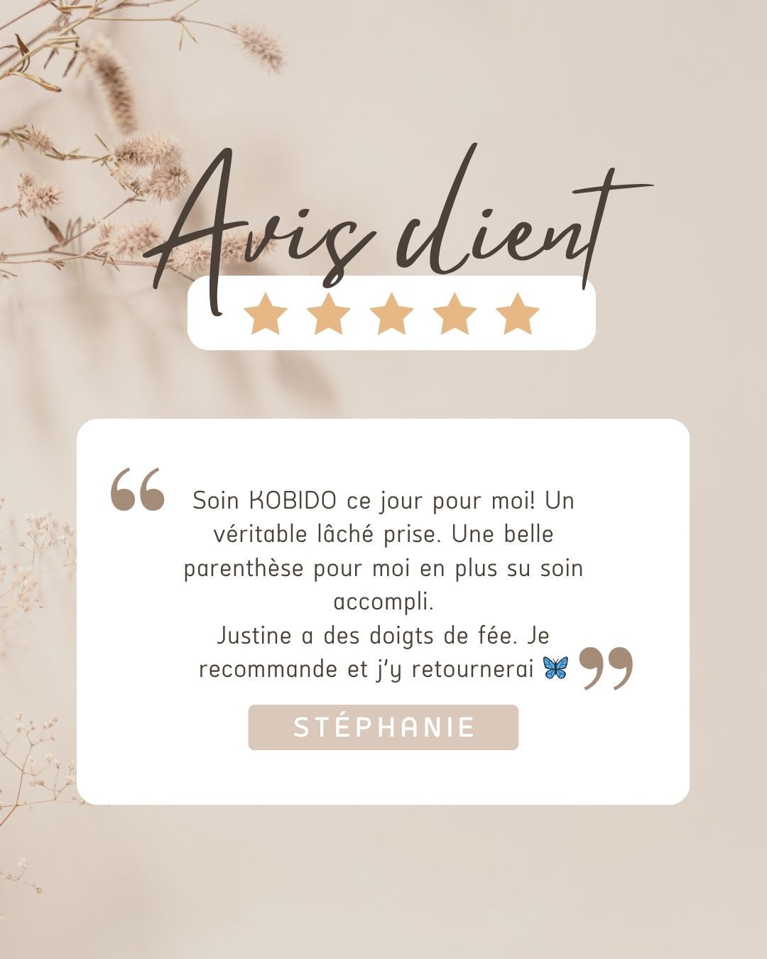Votre avis compte pour moi ❤️
#vosavis #avisclient #bienetre