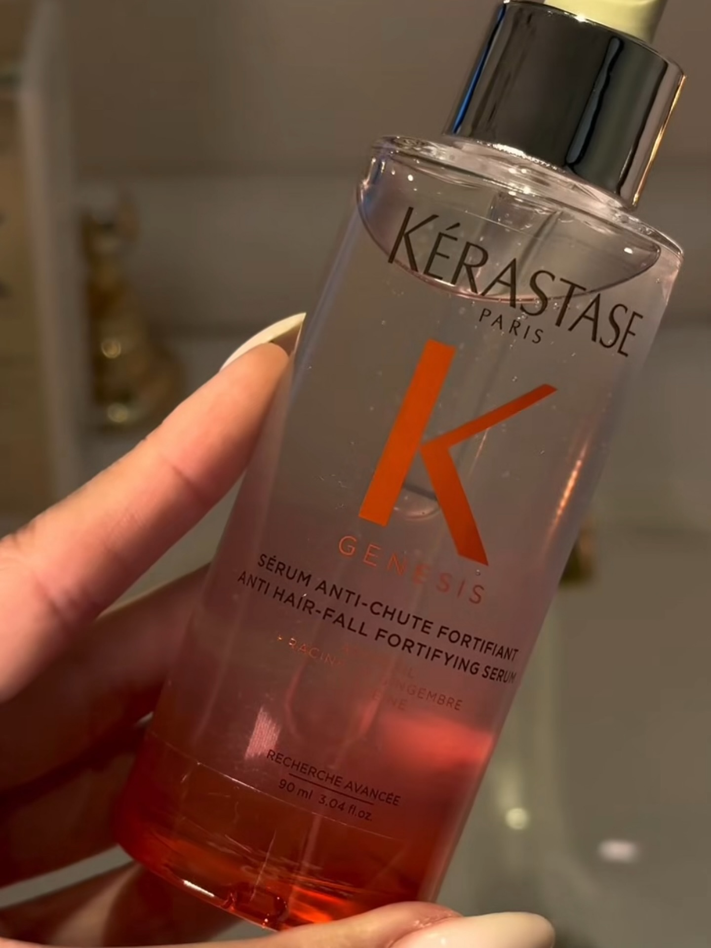 Fall is here and yes, that means a little more shedding than usual! As the seasons change, it’s totally normal to notice extra strands in your brush.
But don’t worry, Kérastase Genesis Serum has your back (and your roots 😉). This lightweight, daily serum helps reduce hair fall due to breakage and strengthen strands from the root, keeping your hair feeling full, strong, and oh-so-healthy, no matter what the weather brings.
Fortified with Aminexil, Edelweiss Native Cells, and Ginger Root, this powerhouse blend nourishes your scalp and helps you hold onto those beautiful locks all season long.
Coming to the salon very soon!