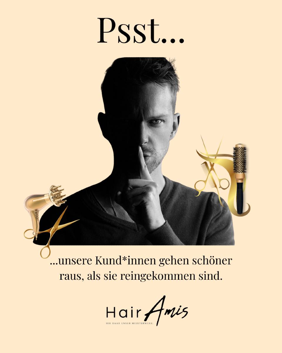 "Pssst… unsere Kund*innen gehen schöner raus, als sie reingekommen sind."
Zufall? Können wir nicht bestätigen. 😇
#GeheimtippLandshut #HairAmisGlow
