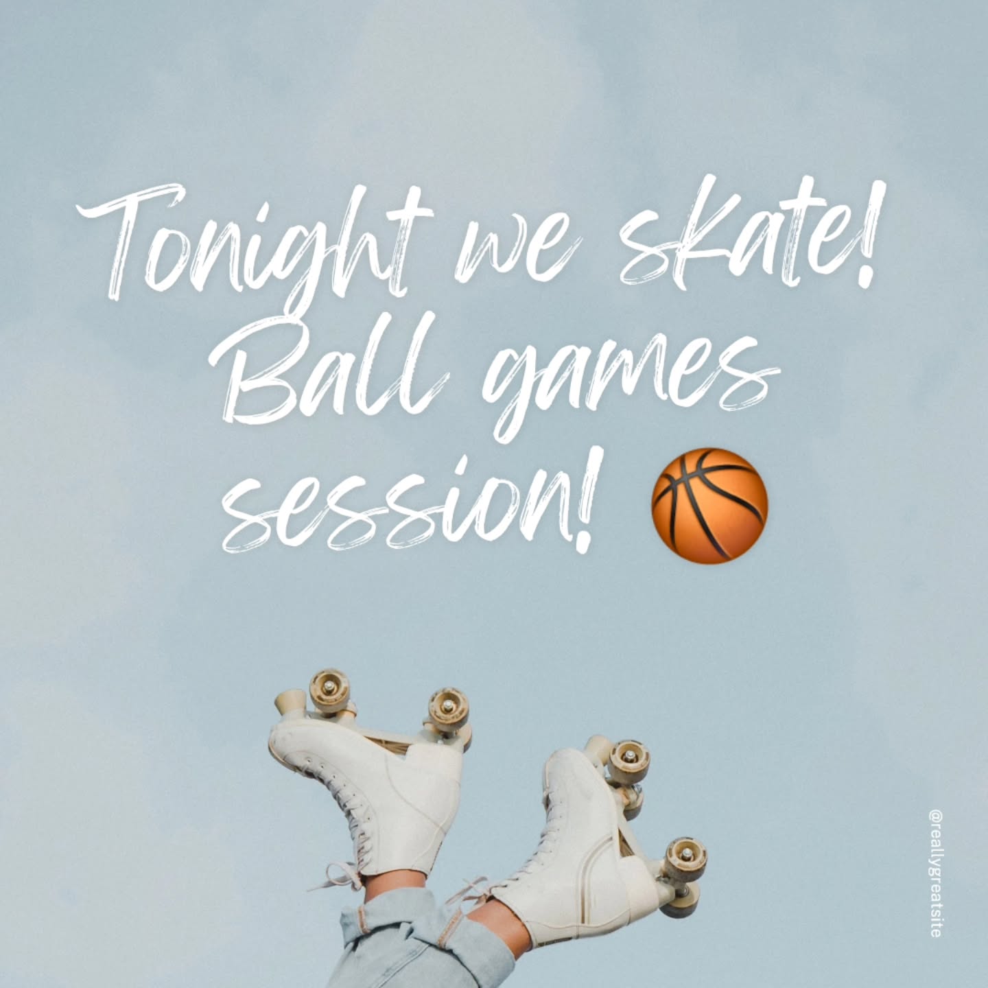 I'm bringing the basketball tonight!
Book your slot now
Www.skatefitness.co.uk to book and for timings/venue details
Laters!