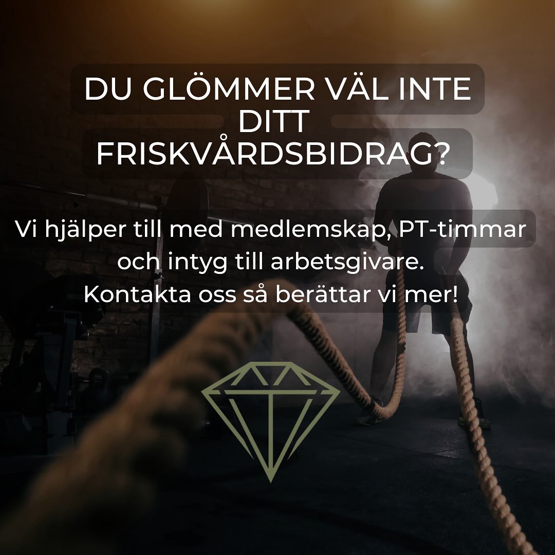 Glöm inte bort att utnyttja ditt friskvårdsbidrag!
