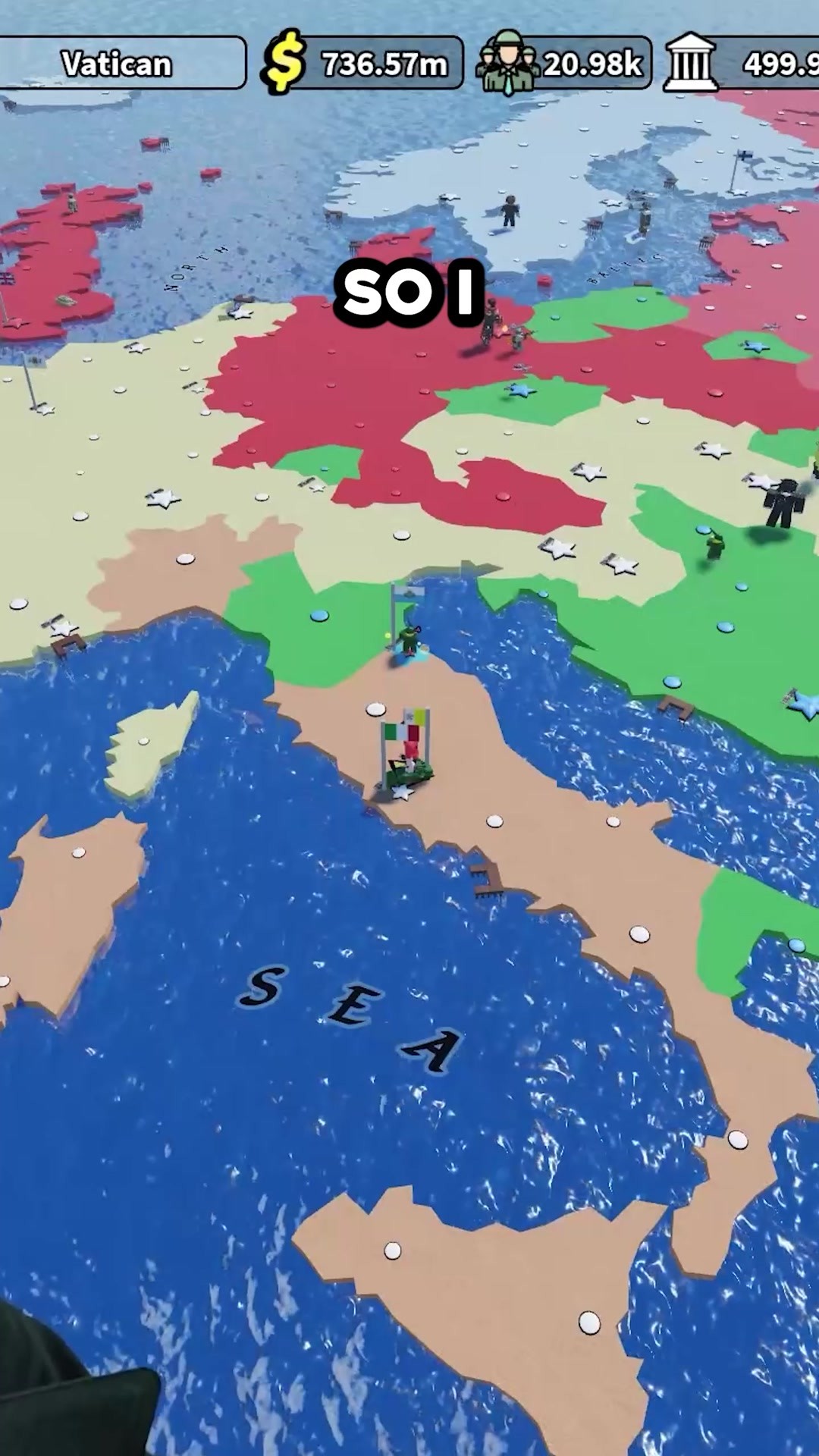 Creating My Own COUNTRY in Control Europe #roblox