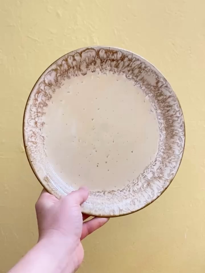 ✨New plate design✨
Perfect for sourdough bread + farm cheese sandwiches (and any other kinds of food).
#ceramictableware #ceramicsofinstagram #stoneware #tablesettingideas #slowmade #handmadeisbetter #wheelthrownceramics #potterylife #potterytableware