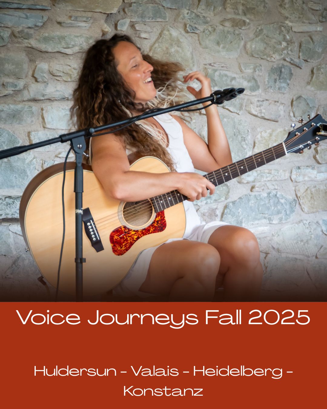 Im excited for my Voice Journeys & Shows in Fall 2025:
November:
7-9th - Three Day Voice Journey -Huldersun, GER
15th - Concert Ecstatic Tribe United Festival, Vevey, CH
17th - Voice Ceremony - Spirit of Yelema Vevey CH
21-23th - Three Day Voice Journey Icogne, CH
28-30th - Three Day Voice Journey Heidelberg, GER
December:
5-7th - Three Day Voice Journey Konstanz, GER/CH
ALL INFO
www.tabeah.com/teaching
Foto by @soulvibes.photography