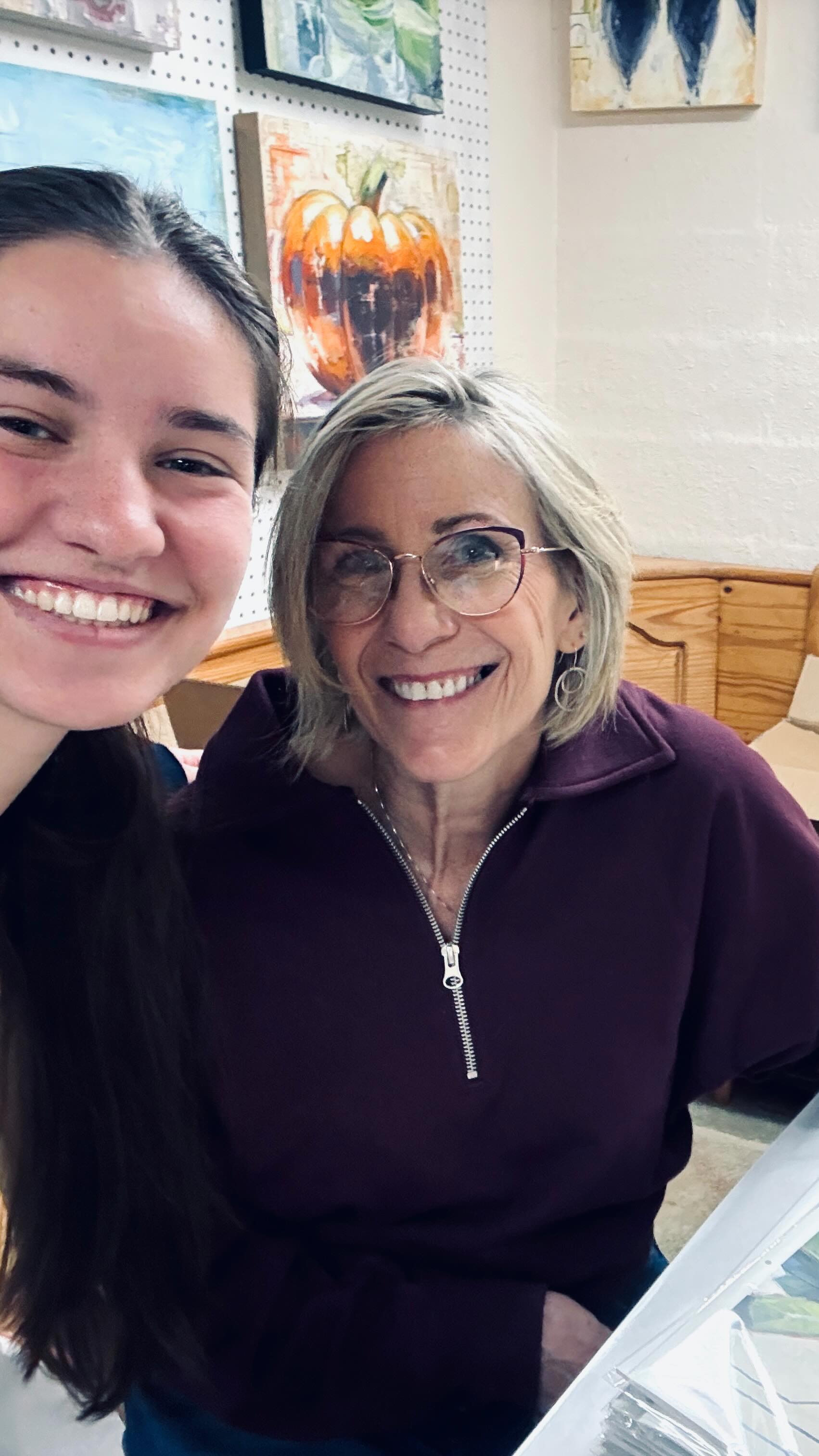 My friend and I are cleaning, arranging artwork, and packaging calendars, all in preparation to welcome you to Washington County Open Studios on October 18–19 from 10–5.
I can’t wait to open the doors and share what I’ve been working on!