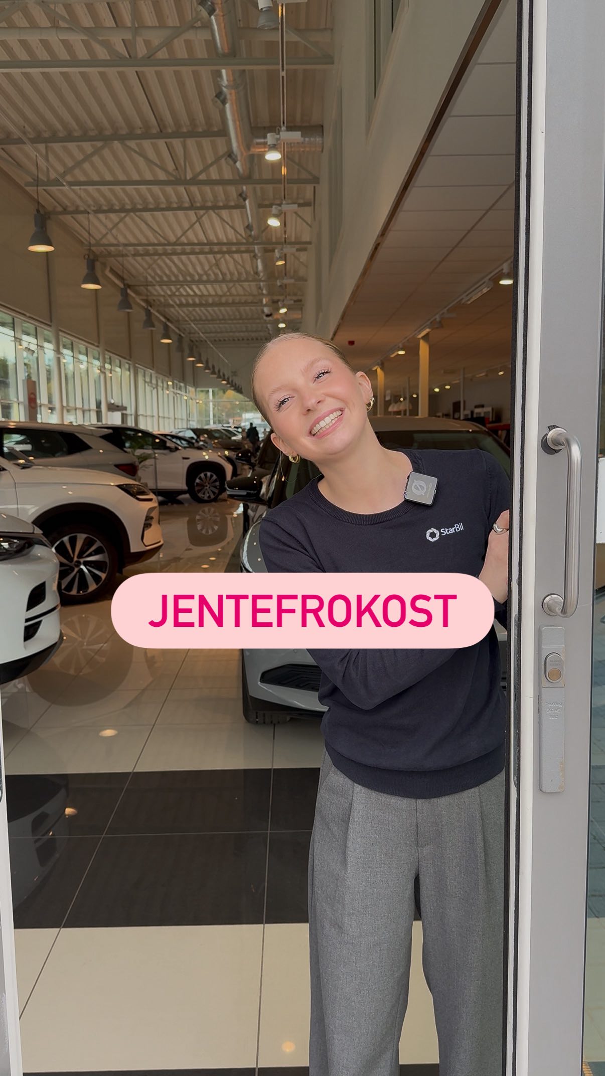 Sammen med @oddsbk har vi gleden av å invitere til «jentefrokost» hos oss på Star Bil 30. oktober ✨
Bli med på en morgen full av inspirasjon, gode samtaler og nettverksbygging 🌸☕️
Link for påmelding finner du i bio 🤩 Meld deg på, vi ser frem til å tilbringe en hyggelig høstmorgen sammen 🍂🥰
