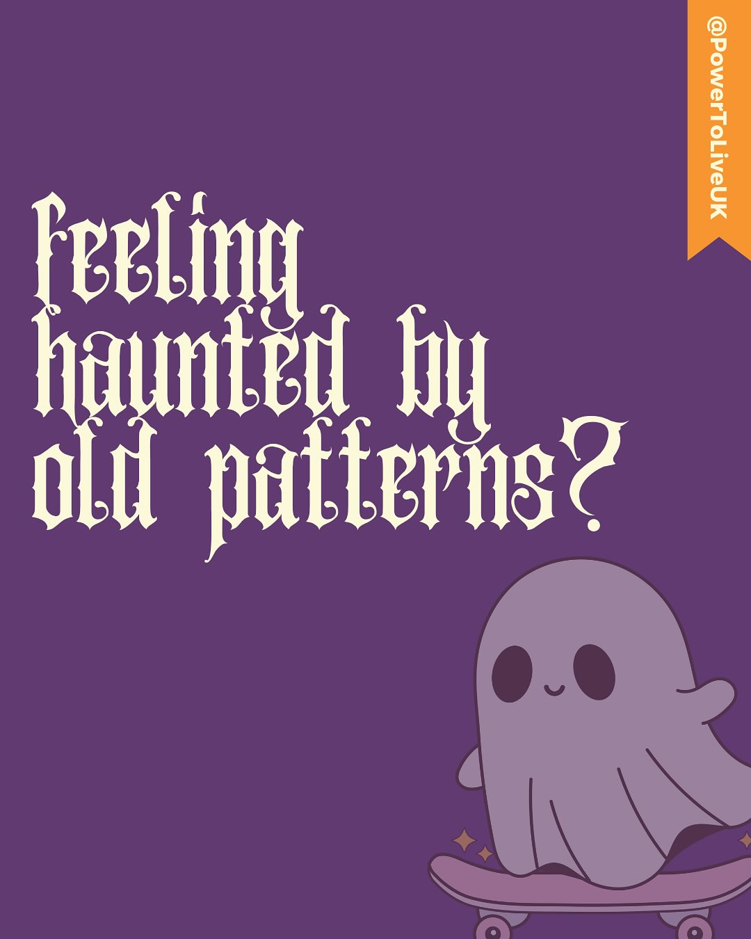 👻 You’ve ghosted your gym, your group chat, your dentist…
But maybe don’t ghost your therapist.
This Halloween, therapy’s the real treat. 13 sessions for £130 (£10 a session).
🪄 No tricks. Just therapy treats.
💸 Flexible payment options (pay in one or two instalments)
🕛 Offer comes out on Halloween but disappears midnight 2 November. Link to register in bio.
#TherapyTreats #GhostYourStress #PowerToLive #HalloweenPromo
#PowertoLiveFoundation #therapy #counselling #onlinetherapy #inpersontherapy #london #connection #psychotherapy #charity #psychotherapy #donatetoday #cognitivebehaviouraltherapy #acceptanceandcommitmenttherapy #functionalanalyticpsychotherapy #mindfulness #podcast #spotify #applepodcasts