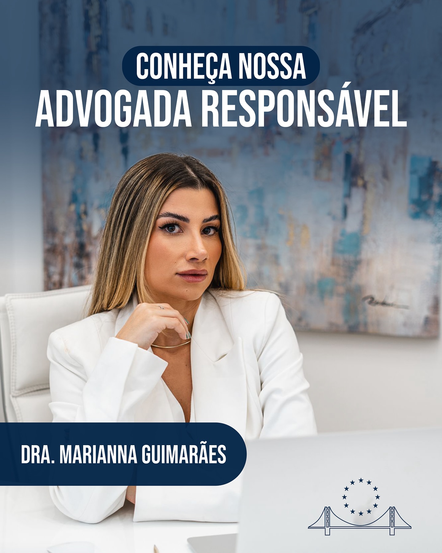 ✨ Conheça a Dra. Marianna Guimarães
Advogada internacional, mestre em Direito e Gestão, e peça-chave da equipe Eurobridge. 🇪🇺🇧🇷
Com sólida atuação em direito migratório, cidadania europeia e vistos, ela dedica-se a transformar sonhos de vida em oportunidades reais.
A frente da Eurobridge como nossa liderança jurídica 👏