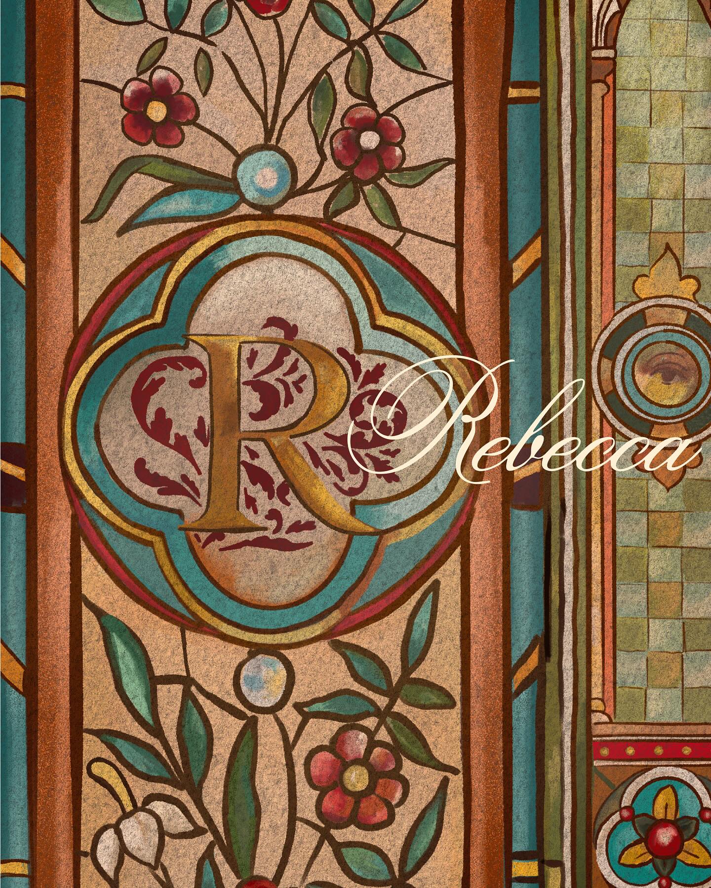 💫 no words for this stunning site. It was a great pleasure creating this dark academia inspired site for author Rebecca Ross. ✨ stained glass, puddles, old typewriter, wax seals and windows over moody seas. 💫