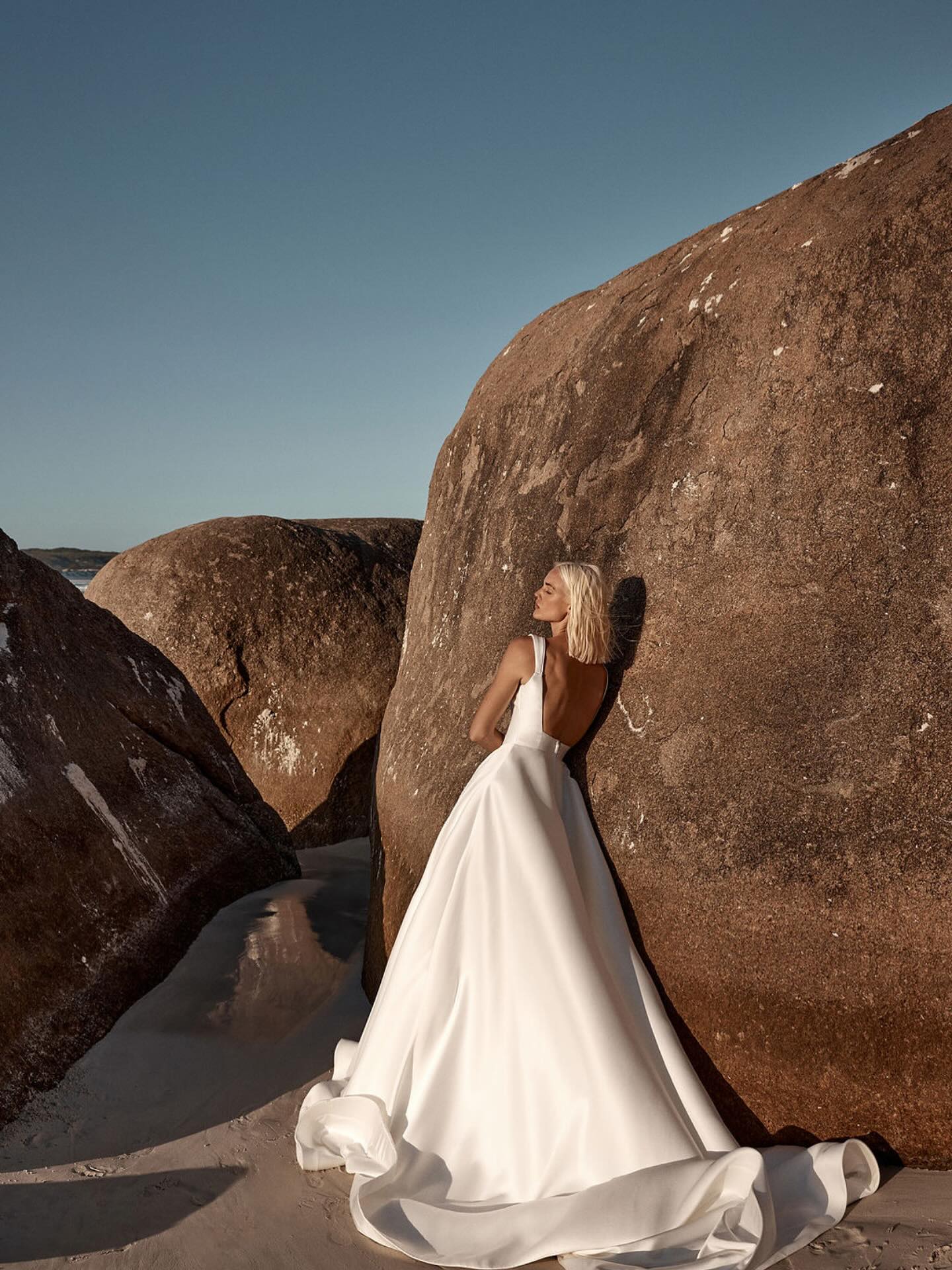 Wharton by @kyhabride 🤍 She’s here for a good time, not a long time! At Hamptons Bridal just for 2 weeks. Book your appointment to try her on while she’s in town!