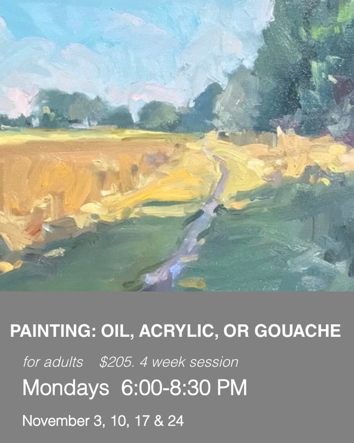 Upcoming Classes: Painting, Photography, Stamp Making