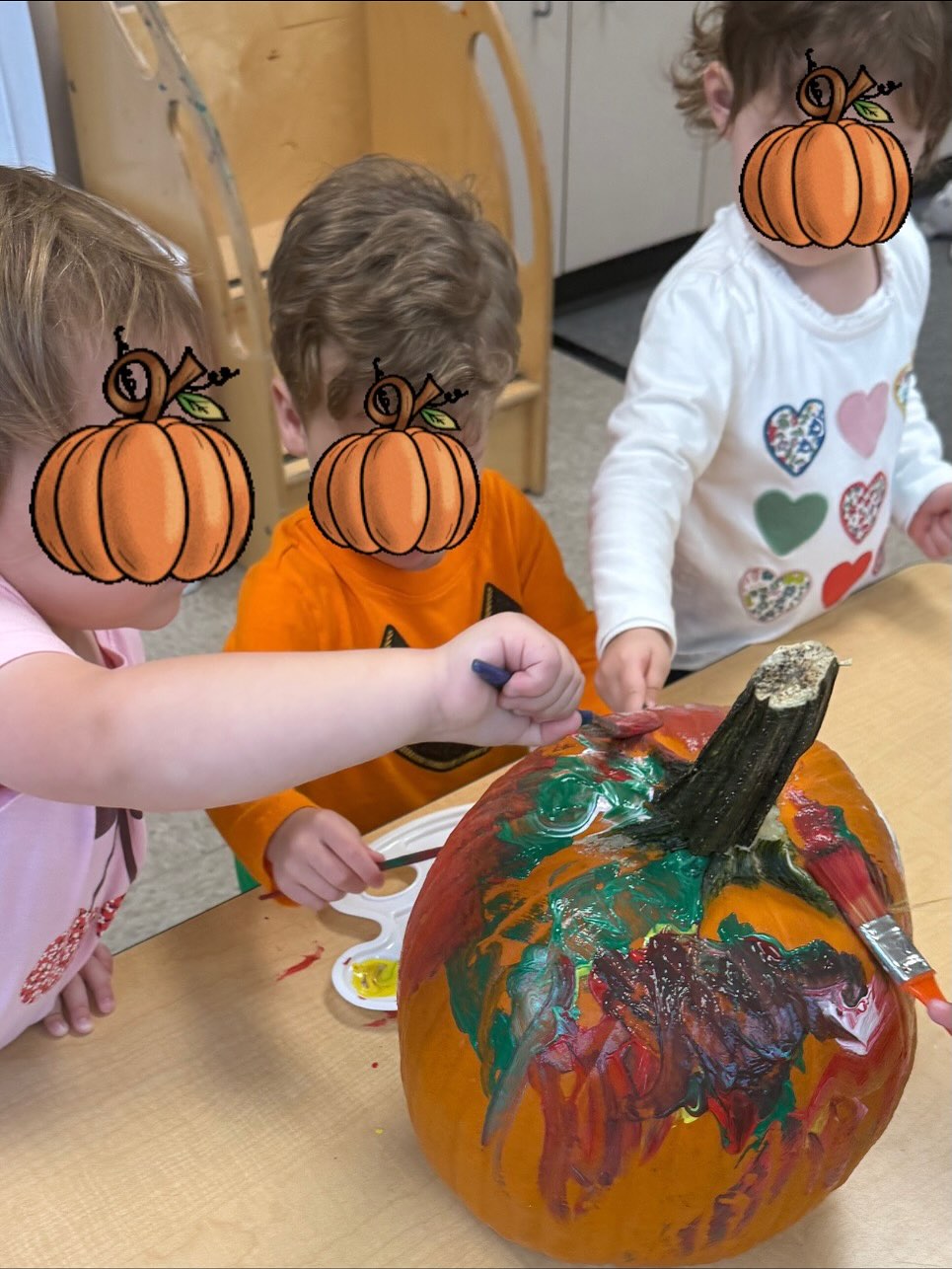 Pumpkins Galore in our Sprouts class.