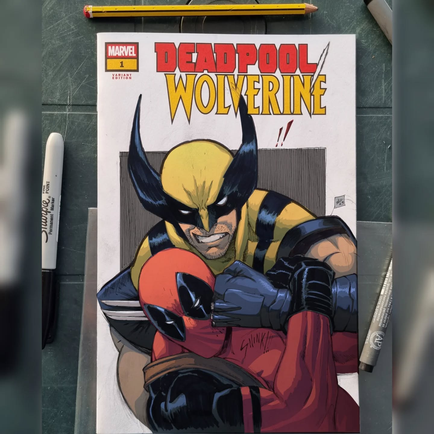 Quest’anno torno a @luccacomicsandgames (gia sento l'odore di brigidini e Vin Santo) dopo quasi 9 anni… e sono super felice di dirvi che ci sarò come ospite al tavolo della @mirage_comics_official , quindi:
🎨 porterò con me gli originali,
🖊️ sarò disponibile per commission e richieste,
📚 e firmerò le copie del secondo volume di Hollywood Horror Stories…
…affianco al leggendario @johnromitajr (!)
Per l’occasione ho scelto questa Blank Cover realizzata di recente per il mitico @francescoreil
Ah, nota a margine: sta per uscire il videogioco di Wolverine —e sì, è super gore come dovrebbe essere.
Che impressione vi ha fatto?
Ci vediamo a Lucca! 💥
--------------------------------------------------------------------
🇬🇧 This year I’m heading back to Lucca Comics after almost 9 years… and I’m super excited to say I’ll be there as a guest!
One of the rare times you’ll find me there officially, so:
🎨 I’ll bring some originals,
🖊️ I’ll be available for commissions and requests,
📚 and I’ll be signing copies of the second volume of Hollywood Horror Stories by Mirage Comics.
…right next to the legendary John Romita Jr. (!)
For the occasion, I picked this blank cover recently done.
Oh, the Wolverine videogame is coming out soon—and yes, it’s super gory, just as it should be.
What do you think of it?
See you in Lucca! 💥
---
LuccaComics2025 #HollywoodHorrorStories #BlankCoverArt #ComicArtist #JohnRomitaJr #LuccaComicsAndGames #CommissionOpen #IndieComics #GoreGame #CoverArt #IllustrationDaily #ComicConVibes #ItalianArtist #SteamDeckApproved #ArtCollectors #AndreaAtLucca