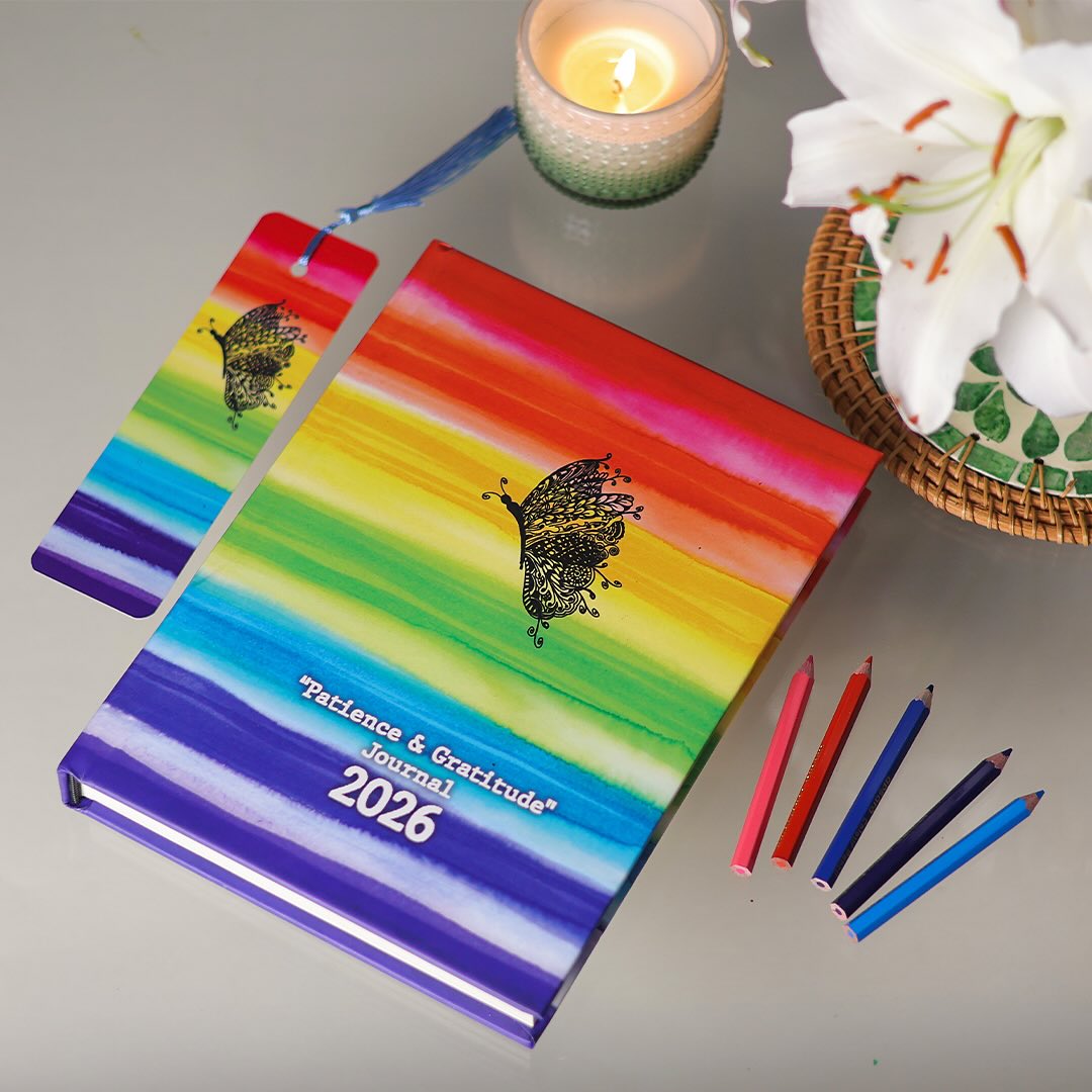 A beautiful rainbow created with my favourite Alcohol Inks, radiating light and positivity. The delicate butterfly, drawn with Zentangle, rests gracefully at its center, a gentle reminder that growth takes time, patience, and transformation.
The rainbow, for me, is an eternal symbol of hope, a promise that after every storm comes colour, calm, and clarity.
This cover is for those who believe in new beginnings and quiet resilience.
Would you choose Hope as your 2026 journal companion?
Get yours and some for your friends and family! They also make great gifts for your team members and clients!
Special price on bulk orders!
Get them before they are sold out! Reach out to me or visit www.beyondboxes.net
#ArtWithHeart #CreativeFreedom #AlcoholInkArt #ZentangleInspiredArt #MindfulArt #HandcraftedJournals #2026journal #patience #gratitude #mindfulness #RainbowOfHope #ButterflyTransformation #AlcoholInkArt #ZentangleInspiredArt #MindfulArt #CreativeHealing #handcraftedjournals