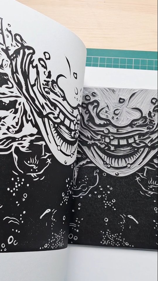 New studio view and new test print.
.
.
#Linocut #LinocutPrint #LinocutArt #LinoPrint #Printmaking #HandmadePrint #ReliefPrint #BlockPrinting #newprint #studiolife