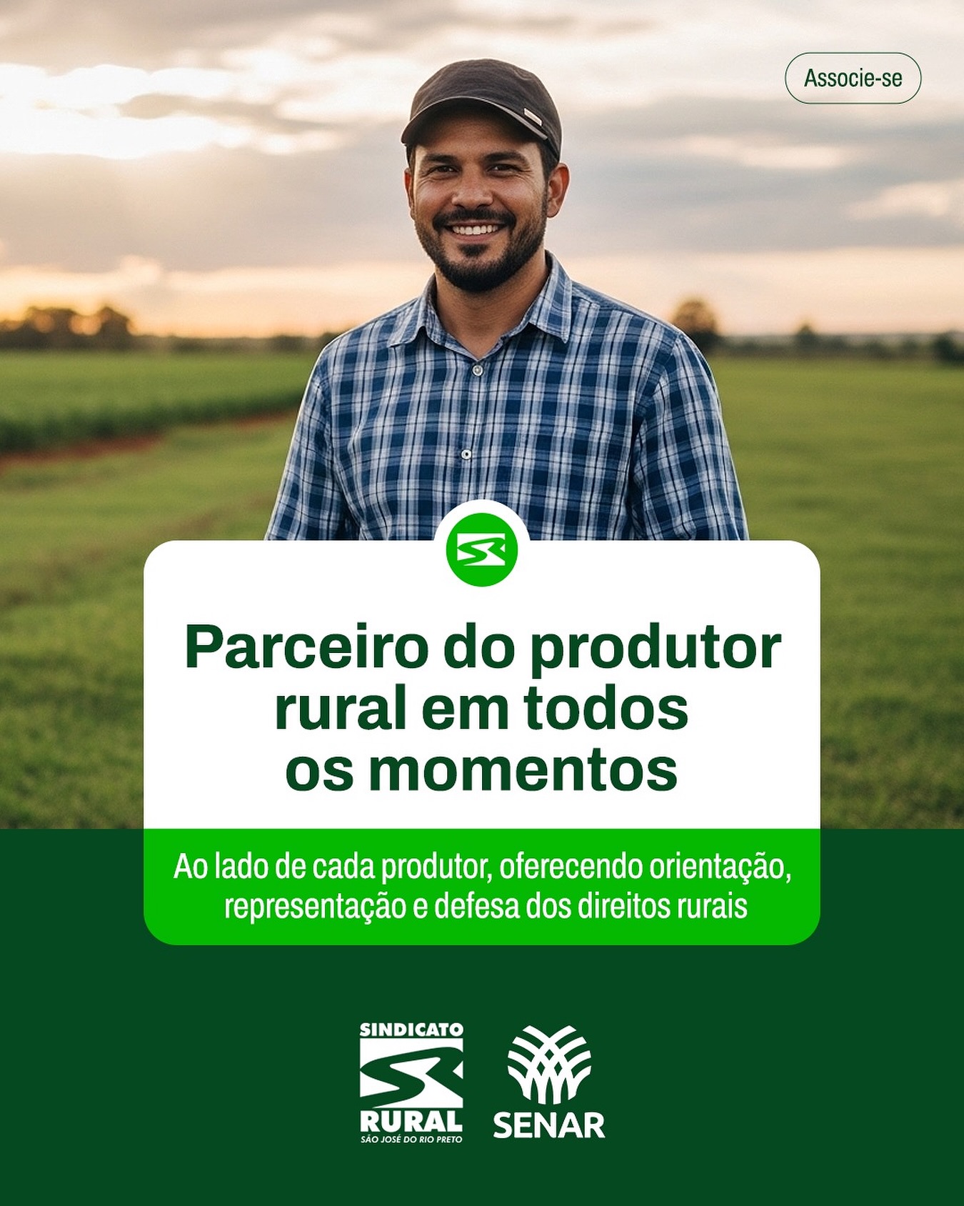 Nosso compromisso é levar capacitação, assistência técnica e oportunidades para o homem e a mulher do campo.
Através dos cursos gratuitos, programas e treinamentos do SENAR, o associado aprende, se desenvolve e melhora sua produção.
E o Sindicato Rural está ao lado de cada produtor, oferecendo orientação, representação e defesa dos direitos rurais.
🌱 Unidos, fortalecemos o campo e garantimos qualidade de vida para quem vive dele.
Telefone: (17) 3232-5115⠀
Site: www.sindicatoruralsjrp.com.br
#SindicatoRuralSJRP #SenarRioPreto #ProdutorRural #JuntosPeloCampo #SãoJosédoRioPreto