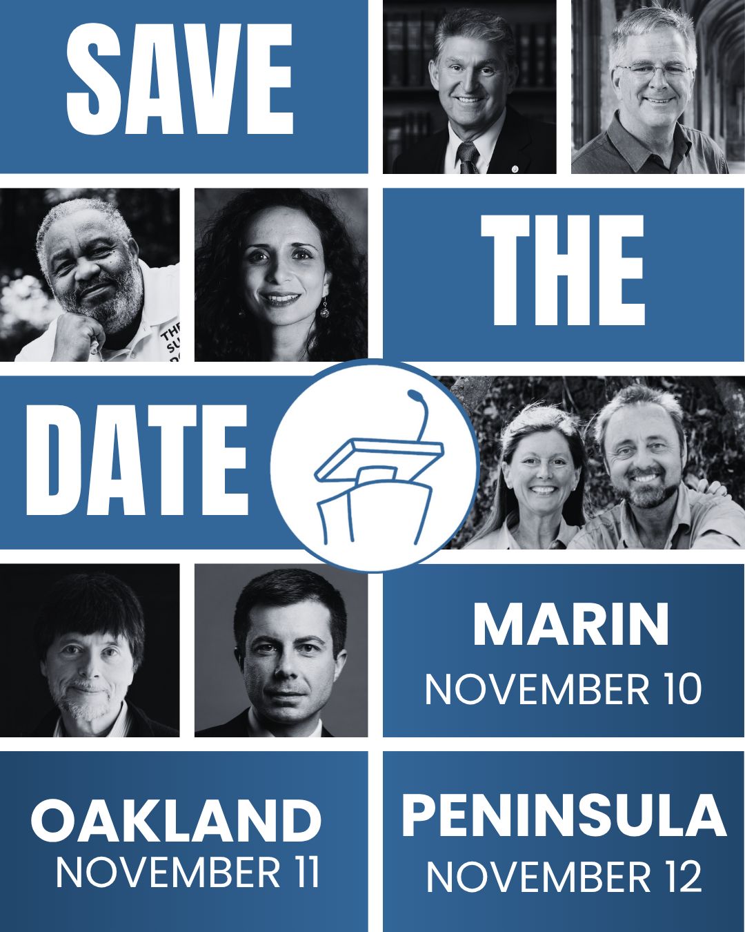 The countdown is on! 🎤
Mark your calendars for the kickoff of the 2025–2026 season — where ideas, stories, and inspiration take the stage.
📍 Marin — Sold Out
📍 Peninsula — Sold Out
📍 Oakland — Tickets Available → speakerseries.net