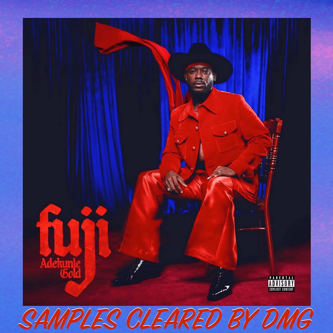 Two weeks ago, Adekunle Gold released his 6th album titled Fuji. The name Fuji is a nod to a tradition of music formed by the Yoruba people. This album is free in spirit, it is fun, and it contains some incredibly deep emotional moments within its grooves.
Adekunle Gold took very ambitious swings with the clearances he pursued for this album. I need to give a huge shoutout to his team who were great to work with and beyond patient in the pursuit of the clearances, one of which took almost 18 months to fully secure. The three clearances DMG worked on for this album were:
Believe sampling “Just The Two Of Us” by Bill Withers and Grover Washington Jr.
Coco Money interpolating “Bitch Better Have My Money” by Rihanna
Love Is An Action interpolation “What You Won’t Do For Love” by Bobby Caldwell
If you have not come across this album yet, we couldn’t recommend it enough!