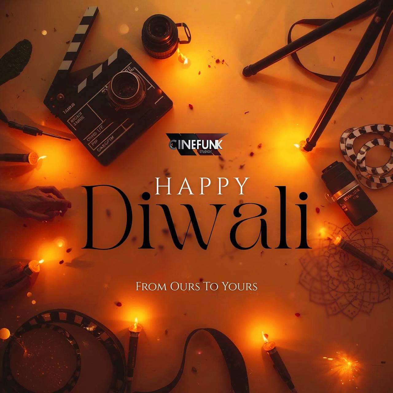 ✨ Our First Light. Our First Diwali. ✨
This Diwali is extra special for us — because it’s the first one we celebrate as CineFunk Studios.
What began as a dream, a few lights, and endless late nights… has now become a space full of stories, laughter, and creative madness.
As we light up our studio this festive season, we’re reminded that every spark, every frame, and every idea shines brighter when shared with the people who believe in it.
Here’s to new beginnings, warm hearts, and brighter frames ahead.
Happy Diwali from the entire CineFunk family 💫🪔
#cinefunkstudios #happydiwali2025🕯️ #newbeginnings #lightscamerafestivity