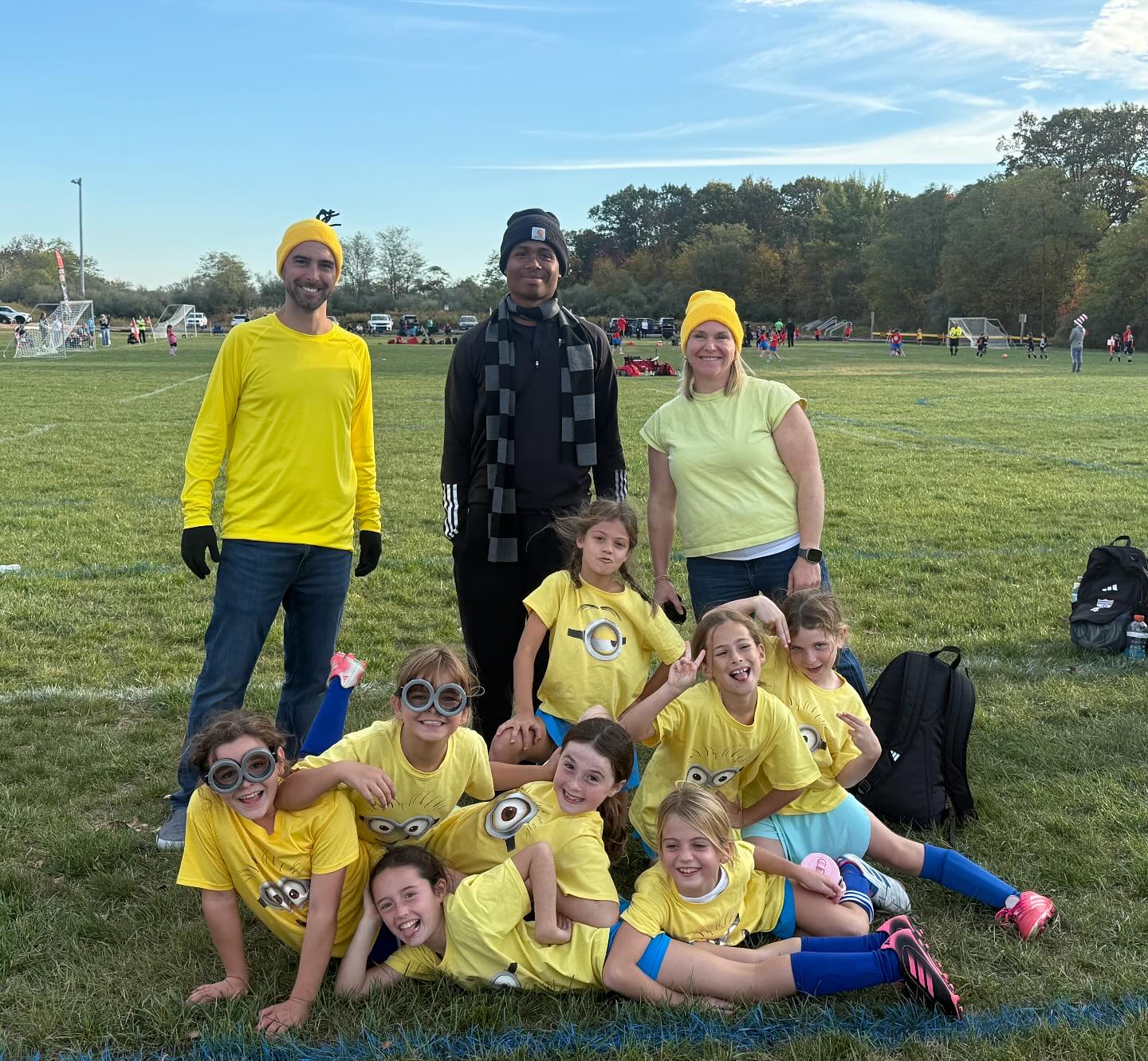 Coach Nathan and Kevin, Stuart and Bob - I meant U9 Barcelona at the Mount Olive Halloween tournament.