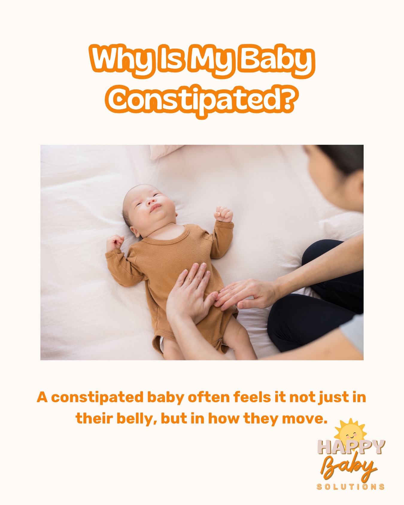 Did you know that chronic constipation can lead to motor delays?
If your baby has chronic constipation and you see that they are:
1. Not rolling over as much
2. Not tolerating tummy time
3. Sitting, but not making any attempts to crawl
Then, book a free consult with me, so we can see if addressing their constipation can help them reach that next milestone!
#milestones #babyconstipation #babymassages #infantmassage #physicaltherapy #baby