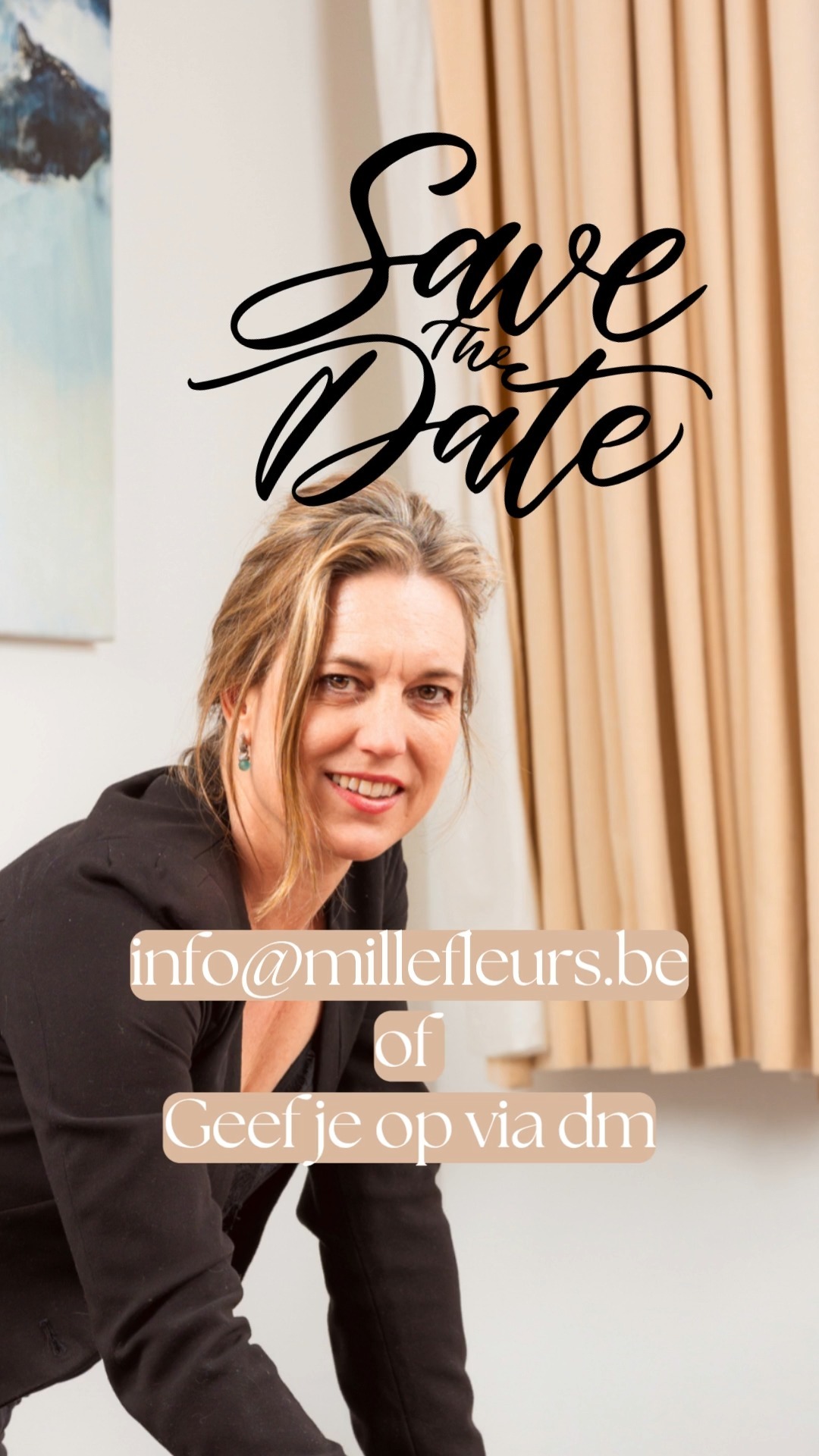 De deur staat open voor jou, voor kunst, voor een bijzondere borrel.
Op 16 november 2025 vieren we het 7,5-jarig jubileum van Mille Fleurs Apartments, waar luxe, natuur en cultuur elkaar ontmoeten in ons historische pand in Voeren.
Van 15.00 tot 20.00 uur openen we onze deuren voor een bijzondere expositie van Miriam Meertens.
Laat je omringen door haar prachtige kunstwerken, te zien in onze stijlvolle appartementen, terwijl Restaurant Café Modern je verwent met lokale smaken.
Geniet van muziek, ontmoet andere kunstliefhebbers en ontdek waarom onze plek zoveel harten raakt.
Wil je erbij zijn? Stuur ons een persoonlijk berichtje of mail naar info@millefleurs.be om je aan te melden.
De plaatsen zijn beperkt, dus meld je op tijd aan.
Zien we je daar?
Rogier en Fleur Receveur-Payens
St. Pieterstraat 40, 3792 St.-Pieters-Voeren, België
0031 - (0)6 - 46 39 28 82
#MilleFleursApartments #Voerstreek #KunstExpositie #LimburgseKunst #KunstEnNatuur #CaféModern #MiriamMeertens #expositie #limburgsekunst #kunstbeleven #natuurluxecultuur #visitlimburg #wandelparadijs