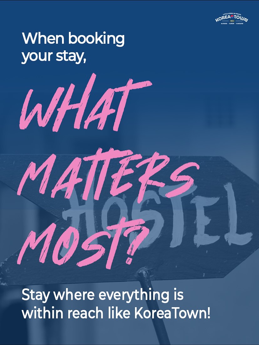 Want stress-free travel? Stay where everything is within reach, like Korea Town Hostel💓Located near the city center, it provides easy access to all amenities.
#KoreaTownPrague #freekaraoke #praguehotels #praguenights #stayinprague #praha #prague #praguetravel #trip #koreatown #hostel #hotel #solotravel #beststayinprague #backpackerlife #travelwithfriends #budgettravel
#party #프라하 #프라하숙소 #프라하맛집 #프라하호스텔