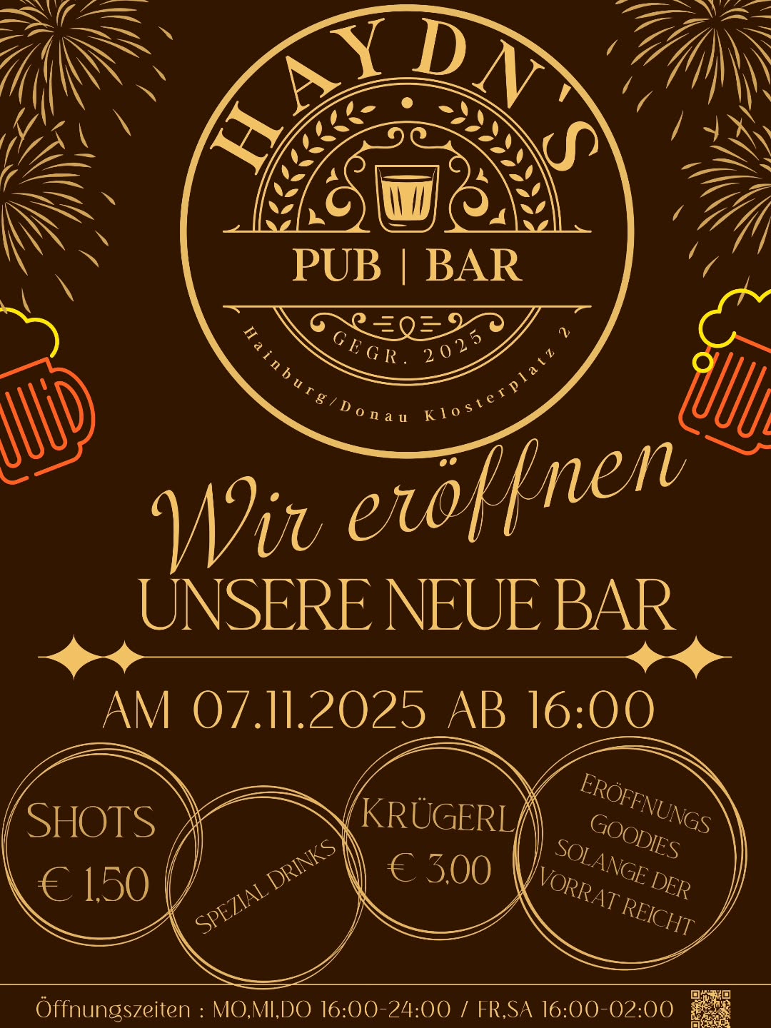 #Bar/Pub #Haydn's #hainburganderdonau #feierabendbier #gmiatlich #CocktailsAndChill #carnuntum #römerlandcarnuntum #nightlife #eröffnung #newbar #bezirkbruckanderleitha #marchfeld
