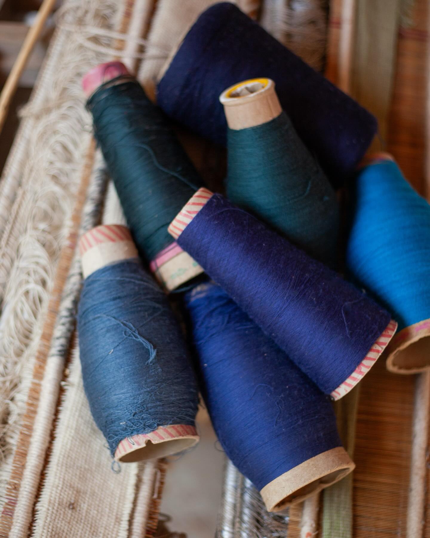 Indigo 💙
Yesterday on the market someone asked me:
how is indigo considered a natural dye if there are chemicals used in the process? Such a good question
and I thought it would be nice to share a bit more about it here, as some of you might wonder too:
There are two kinds of indigo: natural and synthetic.
The fabrics we use are dyed the natural way, made from the indigo plant.
Still, even natural indigo needs a little help: To make the pigment dissolve and attach to the fabric, the dye bath needs a few supporting ingredients like lime (calcium hydroxide) and a reducing agent such as sodium hydrosulfite.
These are non-toxic, low-impact substances , but gentle helpers that make the natural pigment bond to the fabric.
So while the pigment itself is plant-based, the process needs a few soft helpers to bring that deep blue magic to life 💙✨