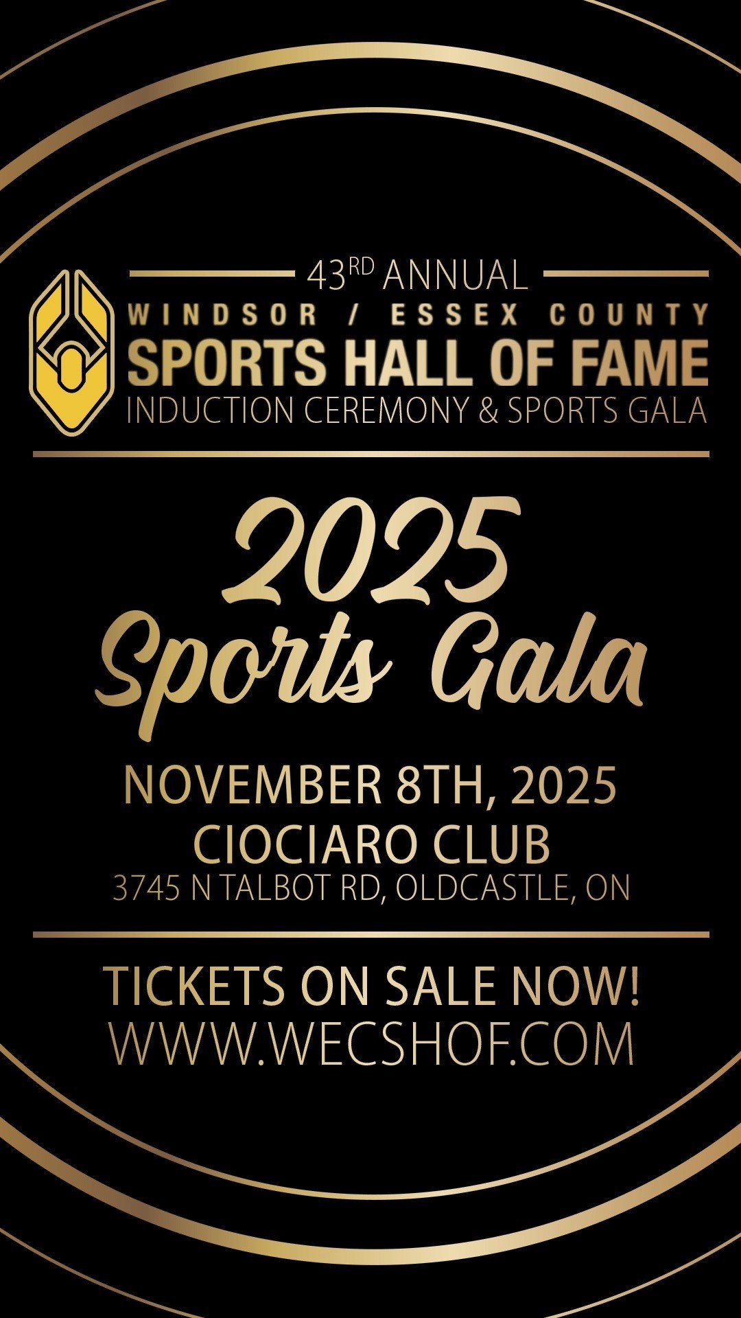 🎙️ Hear from Steve Bell himself as he speaks to how much it means to be inducted into the Windsor/Essex County Sports Hall of Fame!
.
Join us in Honouring Steve at our 43rd Annual Gala on Saturday November 8th at the Ciociaro Club of Windsor!
.
To purchase tickets 🎟️ use the link in our bio, or visit www.WECSHOF.com
.
.
#wecshof #HallOfFame #Gala #Athletes #Builders #Inductees #windsoressex
#windsor #Sports