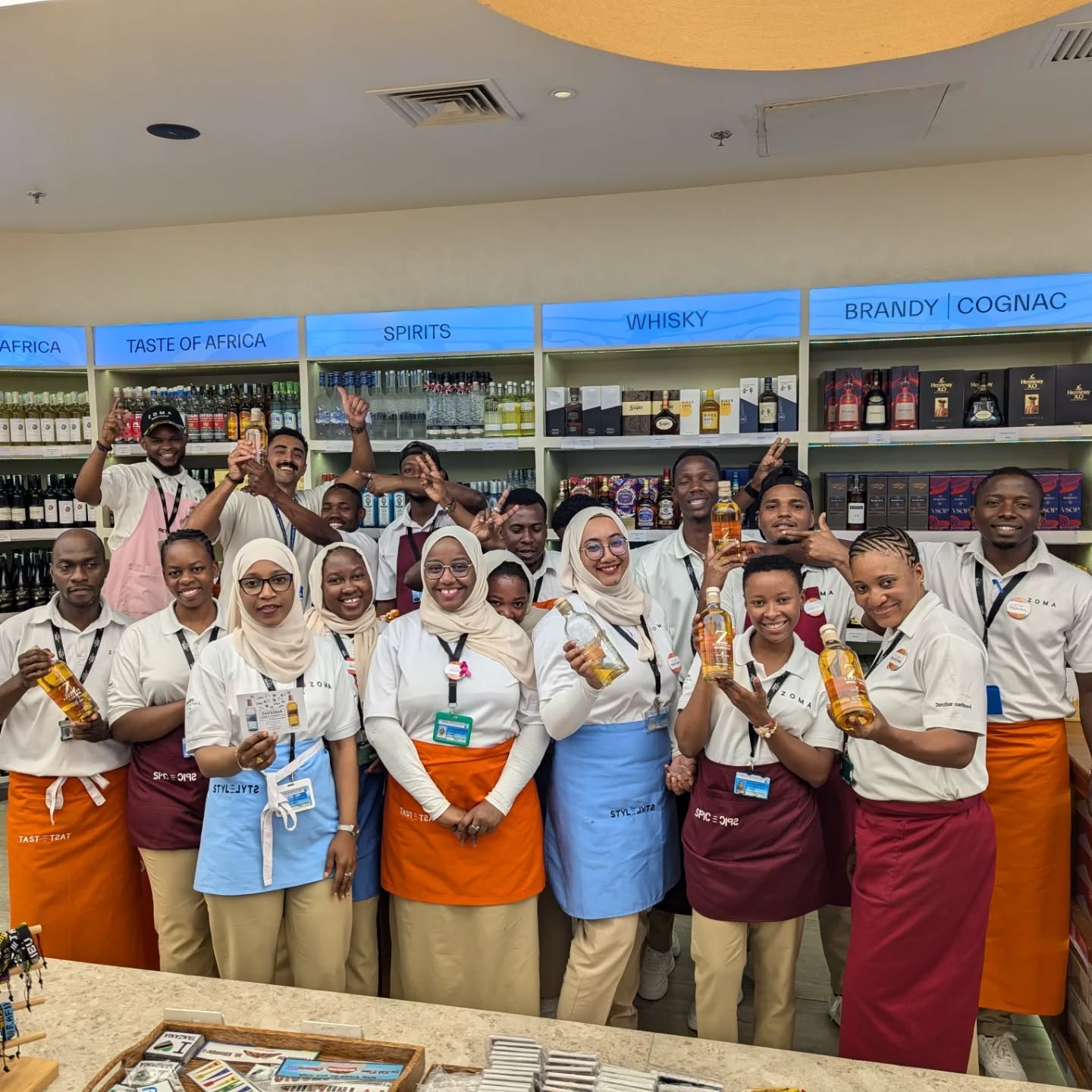 A great afternoon spent training with the sales team at Zanzibar International Airport duty free! What a fantastic passionate team they have ๐๐ฝ
We are so pleased to hear that the products are popular (the gin has actually just sold out, but don't worry, there is more on the way - and there is plenty of rum that has just arrived!) ๐ฅ
It's always nice to share the stories of how we ended up here โ๏ธ
#training #dutyfree #zanzibar