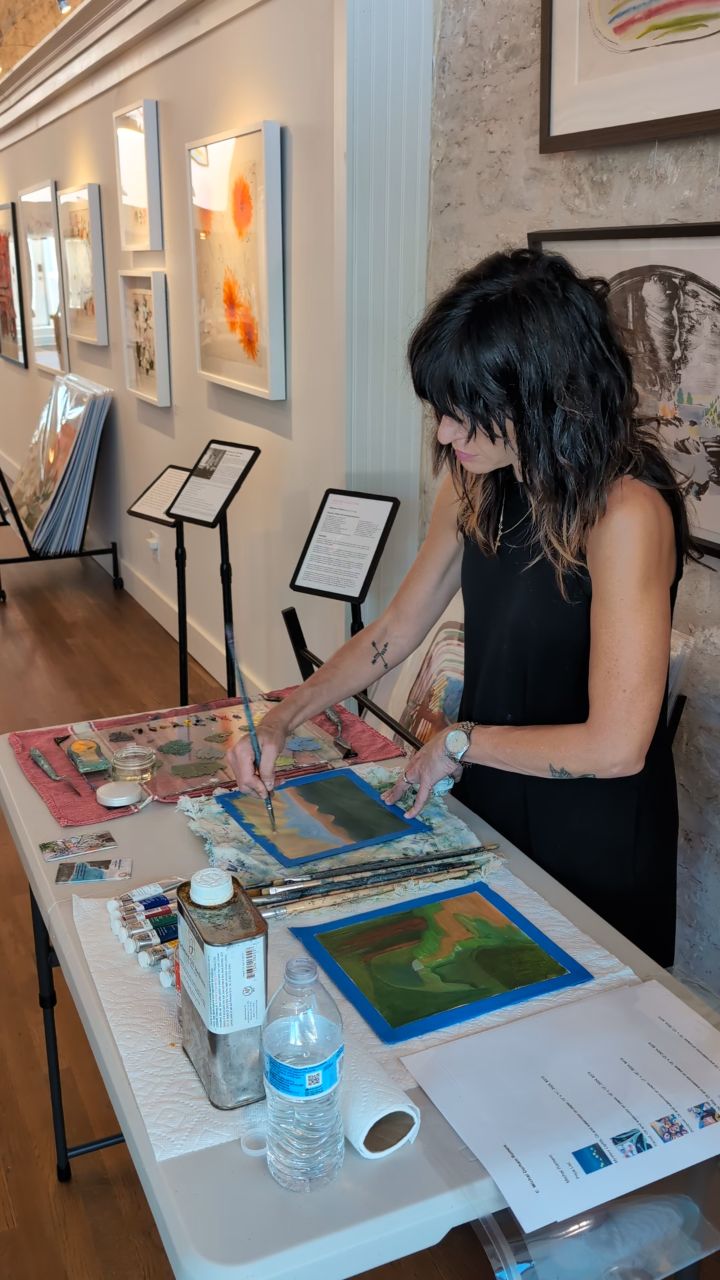 If you missed the live demonstration of oil painting by Michal Romero, you can still check out the collection held at The Vera Gallery.
Paintings that depict abstracted imagery from nature and feelings of nostalgia and longing are Michal's specialty.
Through painting layers, structuring, and restructuring the canvas, the artist is able to journey through fragments of her memory. Layers and brush strokes cause forms to be washed-out and blurry, which points to the ephemeral nature of memory. The artist relates them to past moments captured in old, faded photographs or when familiar feelings of bliss pass through consciousness.
After exploring the collection, you may experience the same sense of recognition and create your own discoveries of her work at The Vera Gallery.
110 W 8th St. Georgetown, Texas 76537
#vera #veraneumann #design #textile #scarf #art #georgetowntx #vintage #Texas