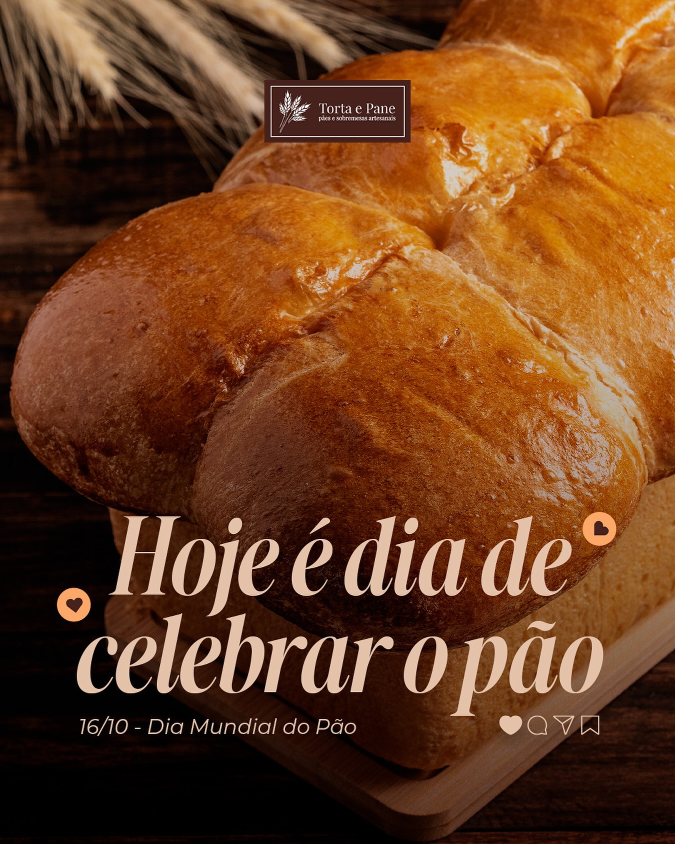 ➡️ 16 de outubro é o Dia Mundial do Pão - e por aqui, não poderia ser diferente: a gente celebra do jeito que mais ama, com fornadas saindo quentinhas, casquinhas douradas e aquele aroma que abraça a alma! 🥖🍞😋
➡️ Na Torta e Pane, cada pão é feito sem pressa, com fermentação natural e ingredientes selecionados, para trazer à sua mesa sabor, leveza e saúde. 🍃
➡️ Porque pão não é só alimento - é partilha, é afeto, é tradição. ☺️
☑️ Venha comemorar com a gente e descubra o seu pão artesanal favorito!
Torta e Pane | Pães e Sobremesas Artesanais
📍 Campinas e Região (consulte)
📲 WhatsApp: (19) 97131-4077
#DiaMundialDoPão #FermentaçãoNatural #PãoDeVerdade #TortaEPane